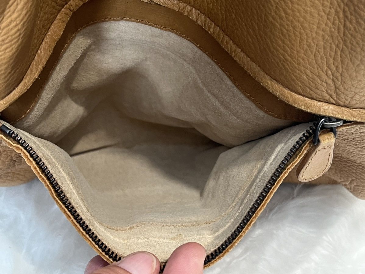Bottega Veneta Vintage Bottega Veneta Cervo Hobo Bag – Camel Leather Size ONE SIZE - 10 Thumbnail
