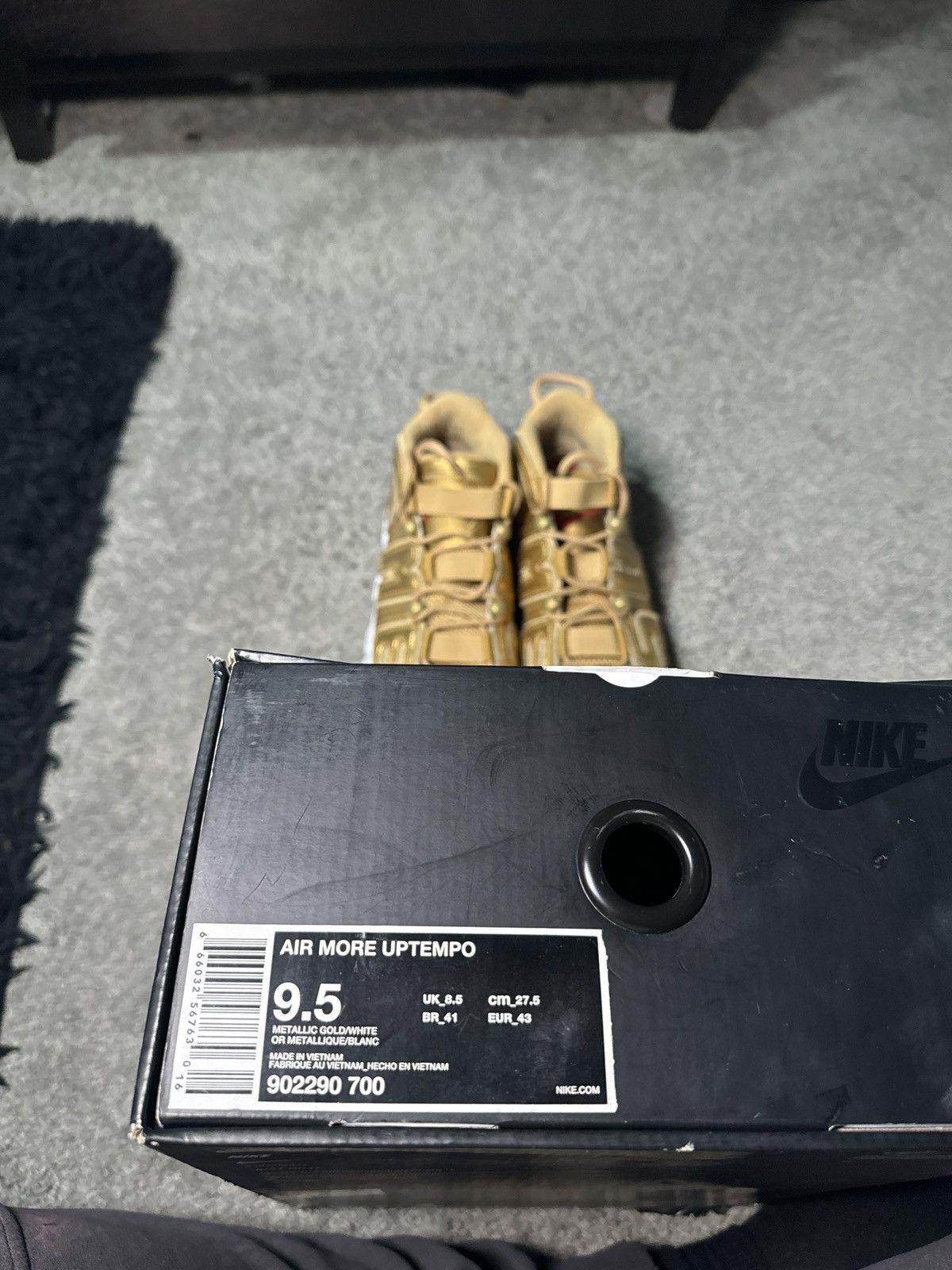Nike × Supreme Supreme Nike Uptempo Size US 9.5 / EU 42-43 - 7 Thumbnail