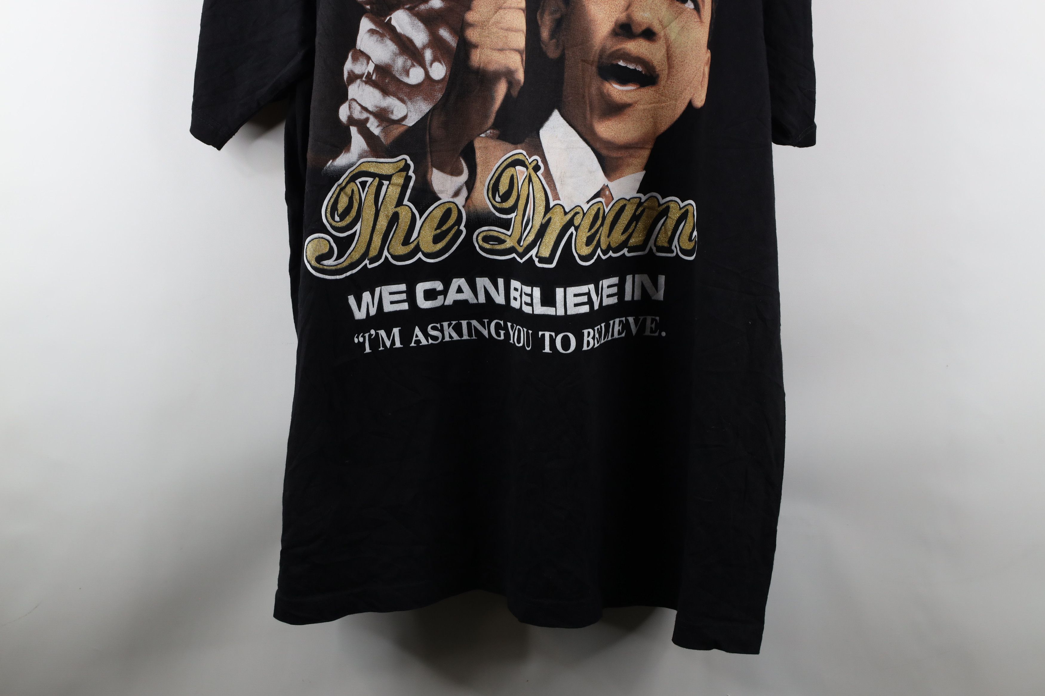 Vintage Vintage Y2K Streetwear Jr President Barack Obama Rap T-Shirt Size US XXL / EU 58 / 5 - 5 Thumbnail