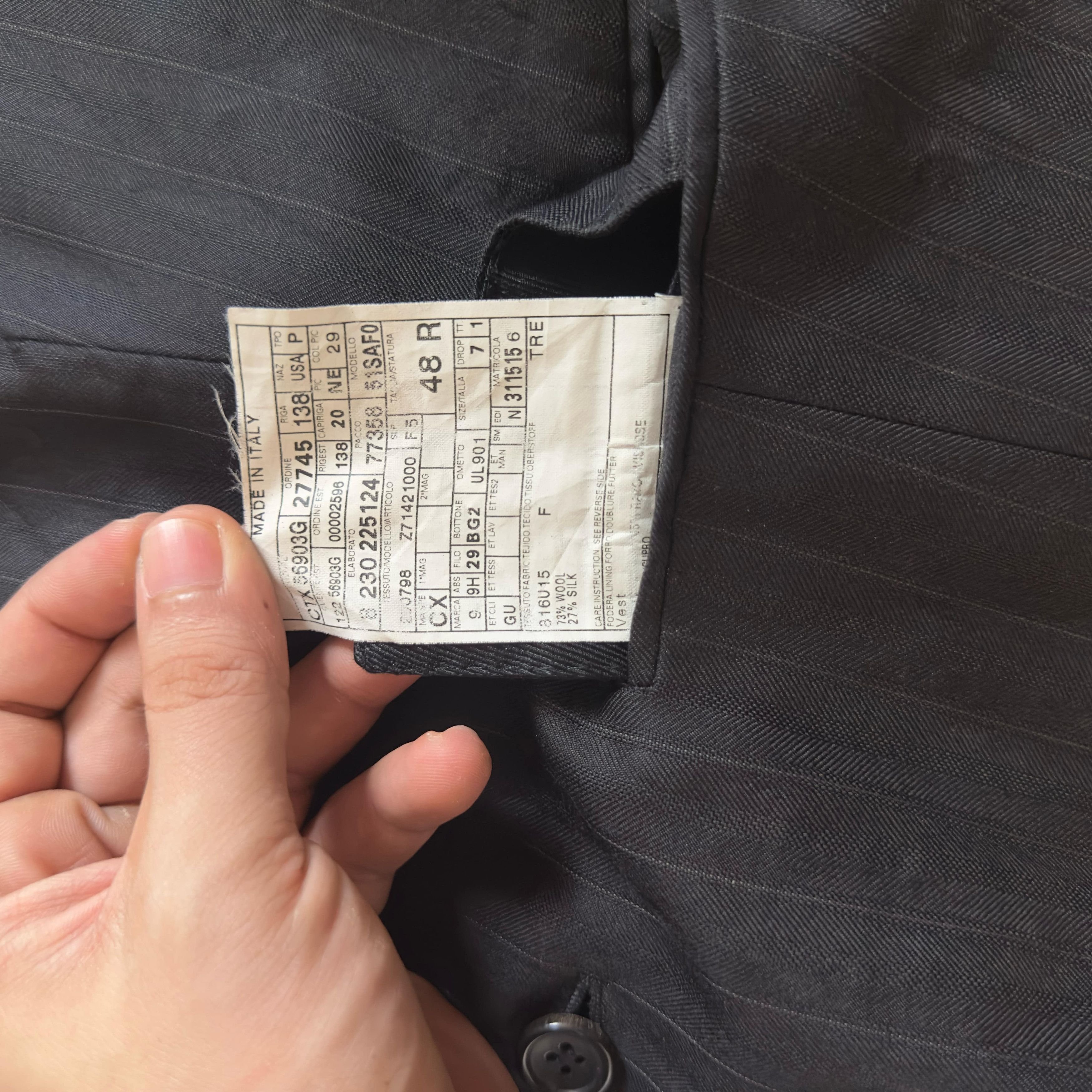 Gucci × Tom Ford Gucci by Tom Ford Wool Vest Black Size M / US 6-8 / IT 42-44 - 6 Thumbnail