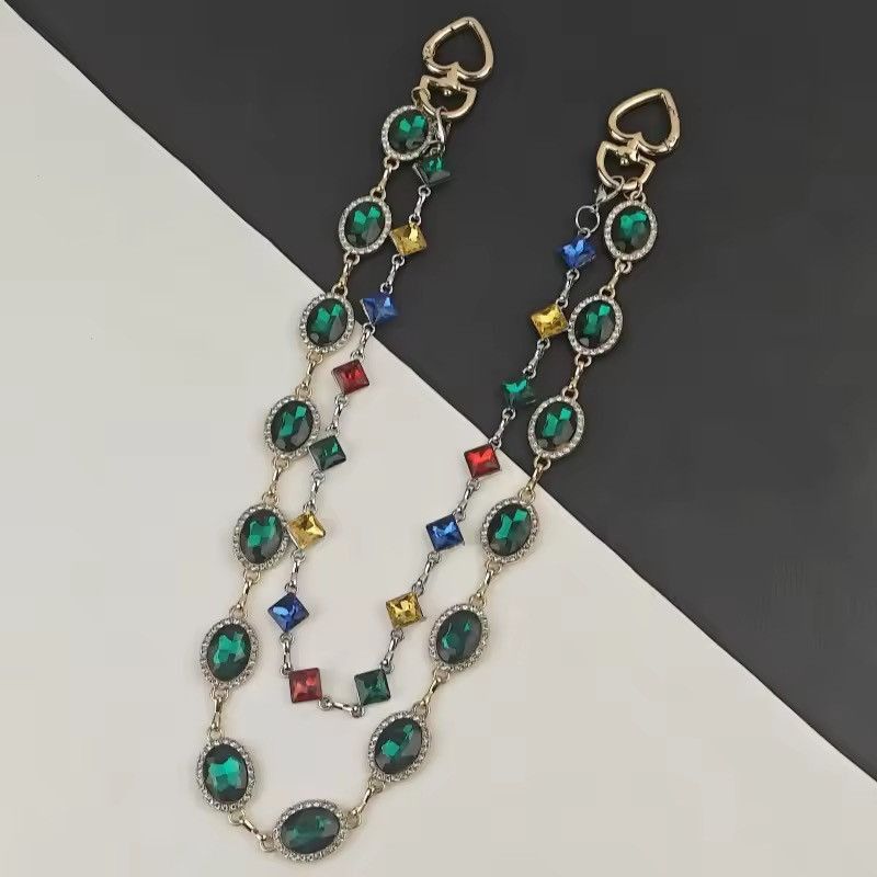 Jewelry retro agate colourful pants chain Size ONE SIZE - 3 Thumbnail
