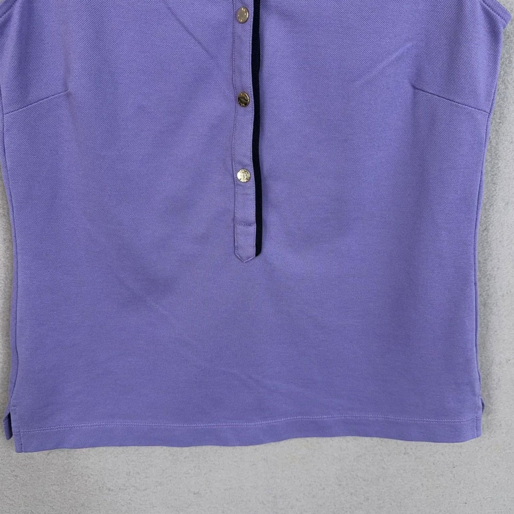 Vintage Tail Polo Shirt Womens Small Purple Sleeveless Tail Tech Golf Tennis Stretch Polo Shirt Womens Small Purple Sleeveless Tail Tech Golf Tennis Stretch Size S / US 4 / IT 40 - 3 Thumbnail