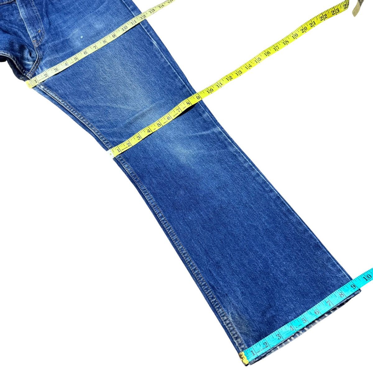 Levi's Vintage Levis 517 Flare Jeans Repaired Hedi Slimane Size US 32 / EU 48 - 14 Thumbnail