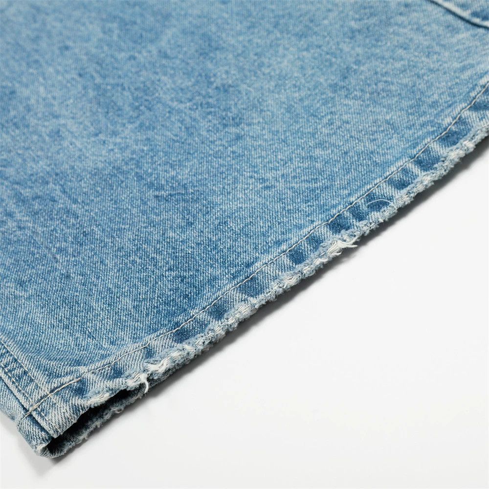 Vintage Men's washed straight-leg punk distressed loose jeans Size US 32 / EU 48 - 6 Thumbnail