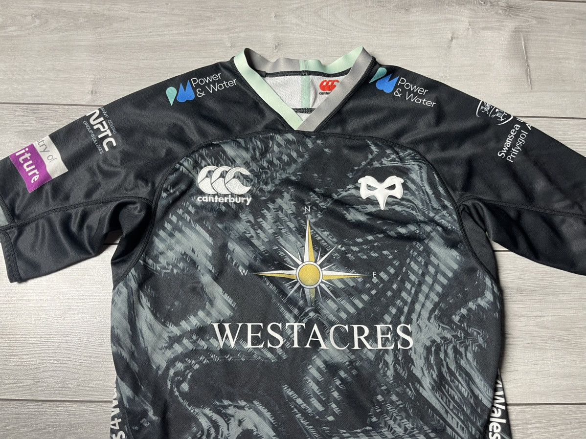 Canterbury of New Zealand Ospreys Rugby Union 2021/2022 Home Kit Jersey Canterbury Size US M / EU 48-50 / 2 - 3 Thumbnail