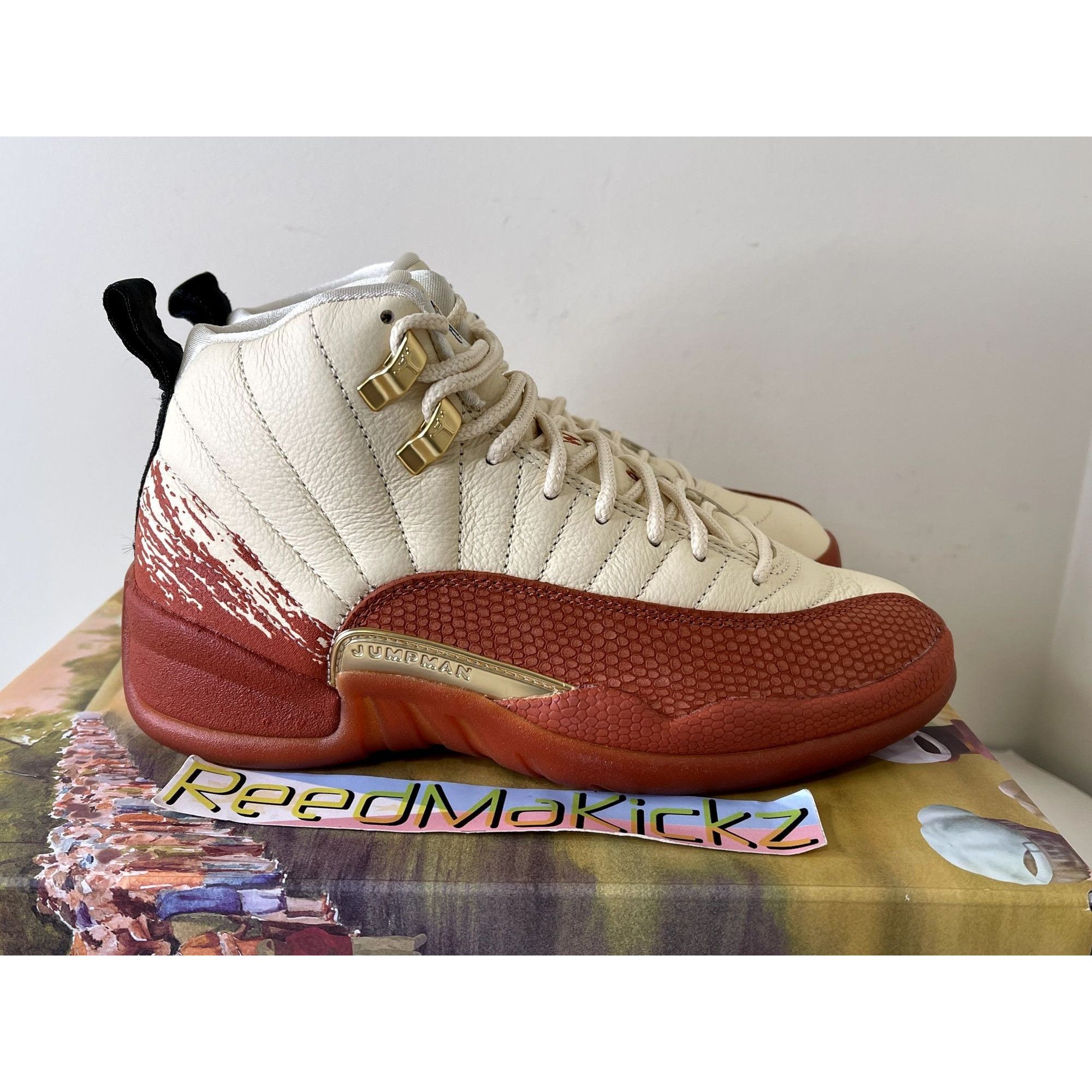 Jordan Brand Jordan 12 Retro x Eastside Golf Out the Mud Mens 5us Size US 5 / EU 37 - 3 Thumbnail