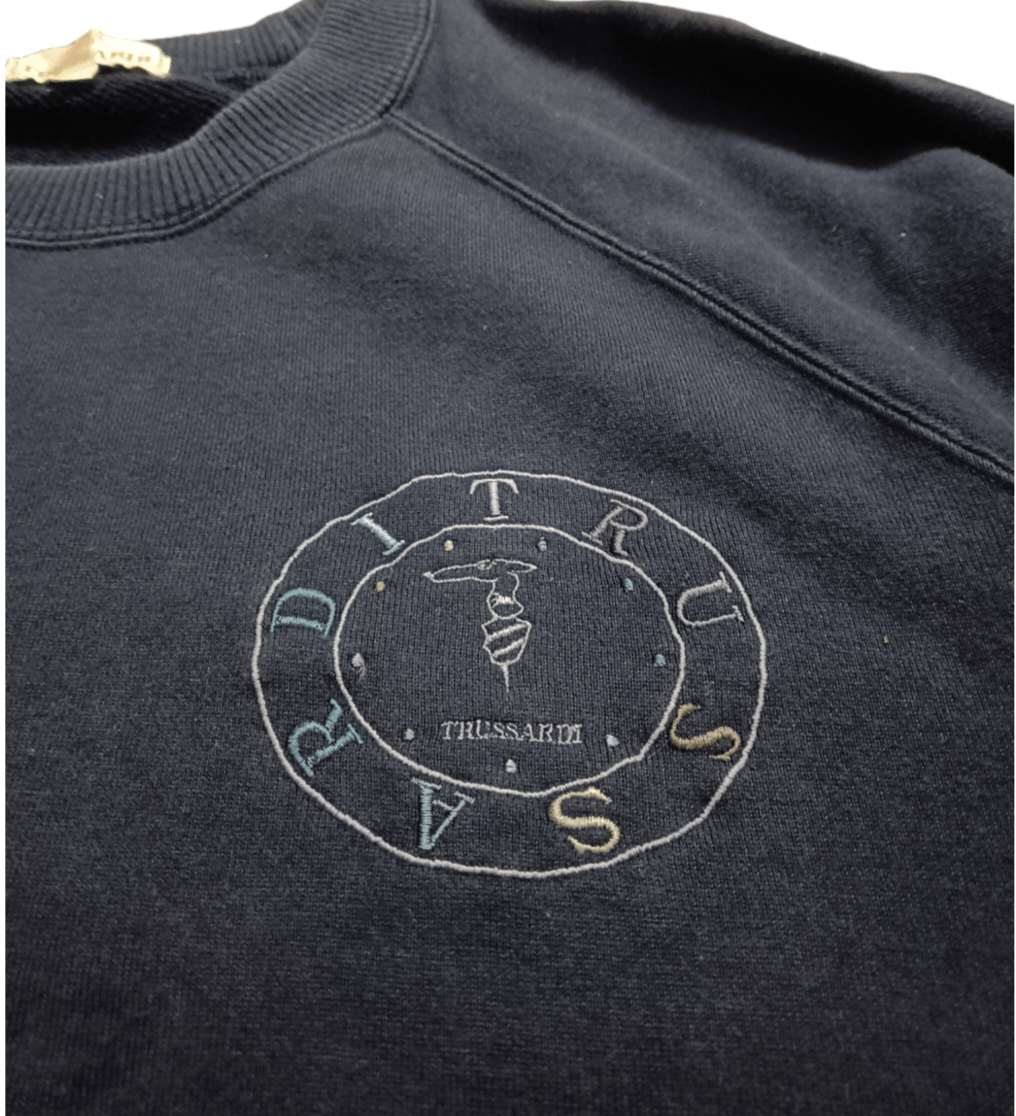 Trussardi Trussardi Embroidery 3D Big Logo Sweatshirt Size US L / EU 52-54 / 3 - 6 Thumbnail