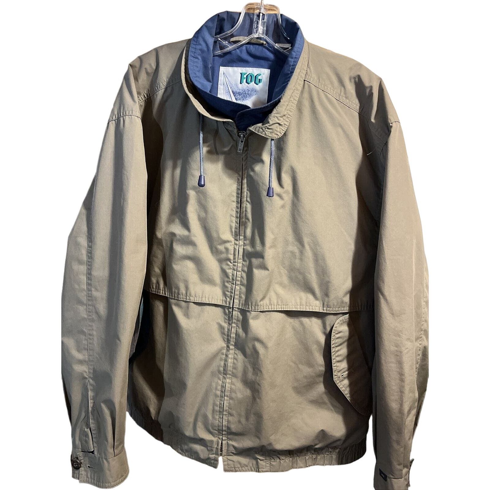 London Fog London Fog Vintage Men’s L Gray Full Zip Windbreaker Jacket Size US L / EU 52-54 / 3 - 1 Thumbnail