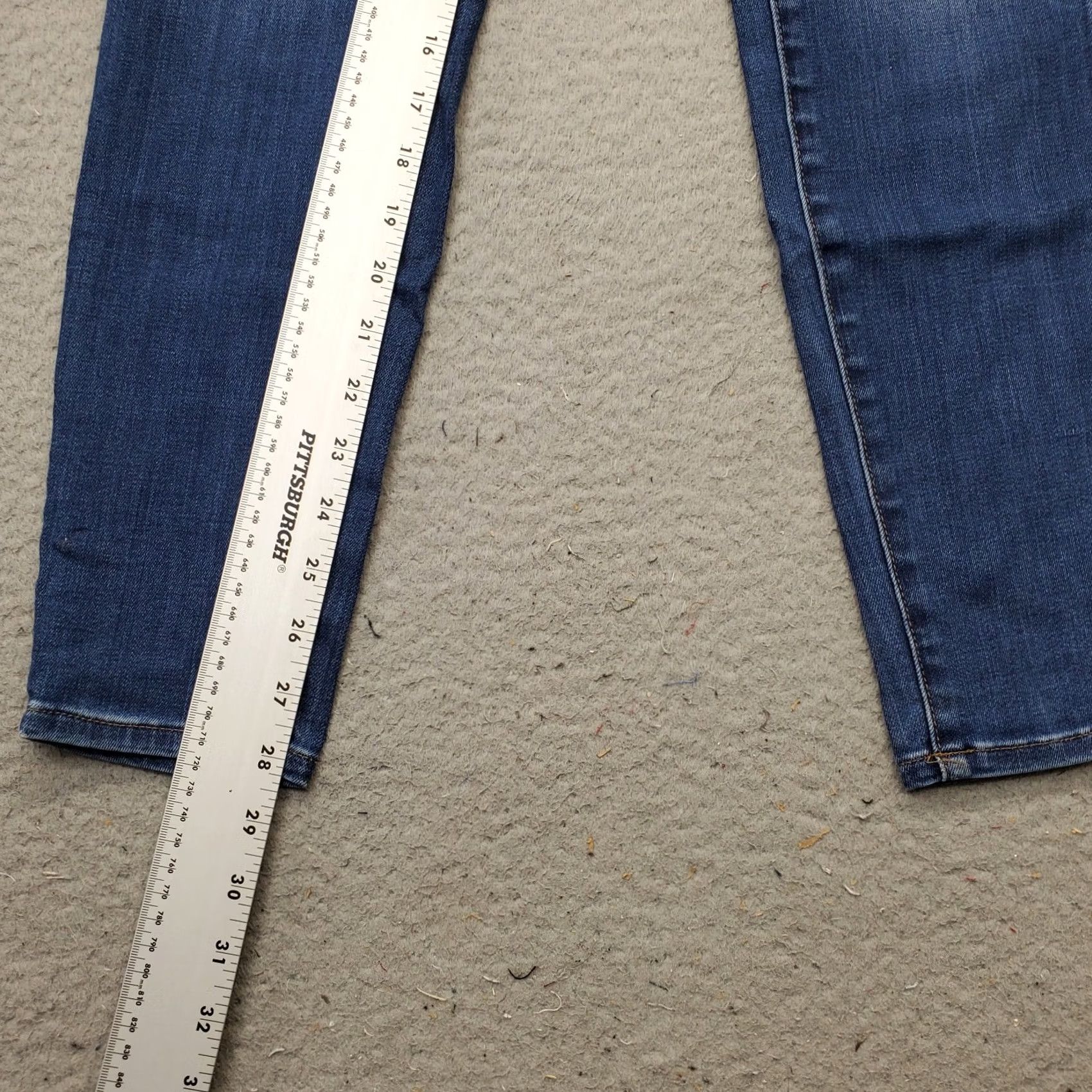 Madewell Madewell Jeans Womens Size 28 Blue Denim Skinny High Rise 5-Pocket Leg Vintage No Size 28" / US 6 / IT 42 - 4 Thumbnail