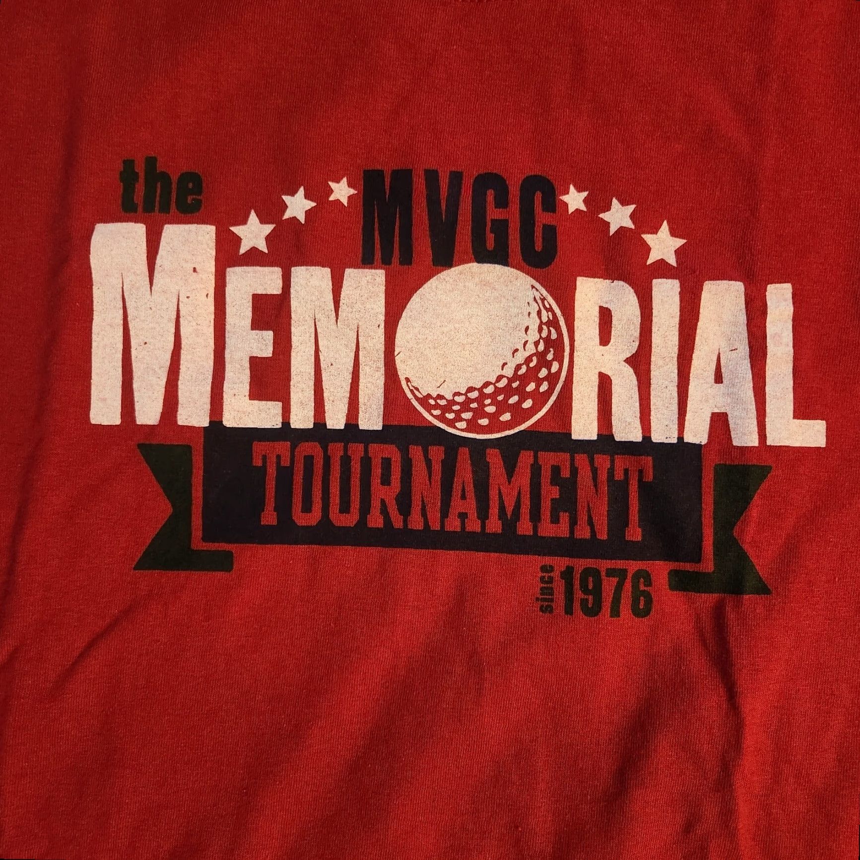 Doublet Memorial Tournament T-Shirt Shirt Men's XL Red Short Sleeve Crew Neck Knit Cotton Blend breathable Lightweight USA Outdoor Summer 90s Size US XL / EU 56 / 4 - 2 Thumbnail