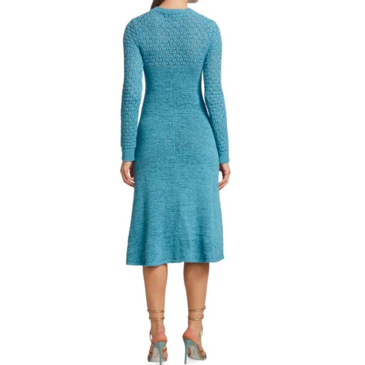 ROTATE Rotate Birger Christensen- Iveta Knit Dress / S-M / Blue Size S / US 4 / IT 40 - 2 Thumbnail