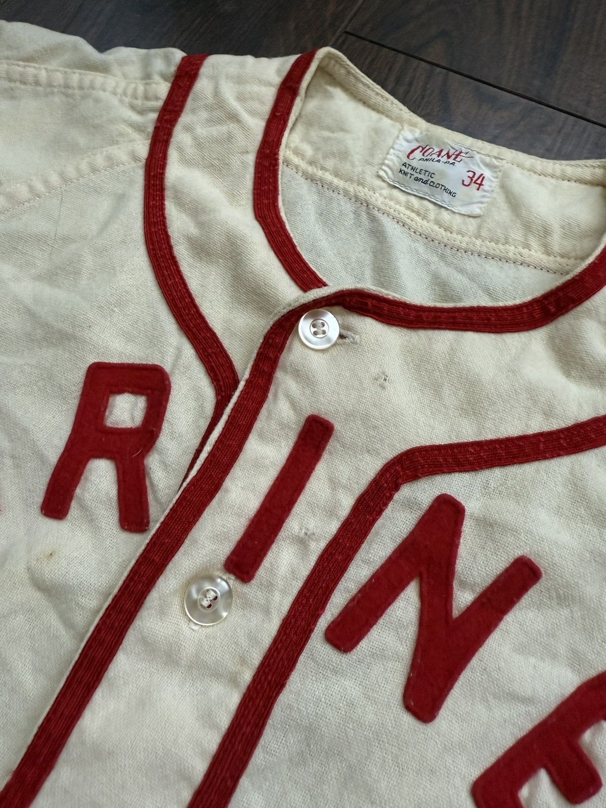 Vintage Vintage 50’S Coane USMC Baseball jersey Size US S / EU 44-46 / 1 - 6 Thumbnail