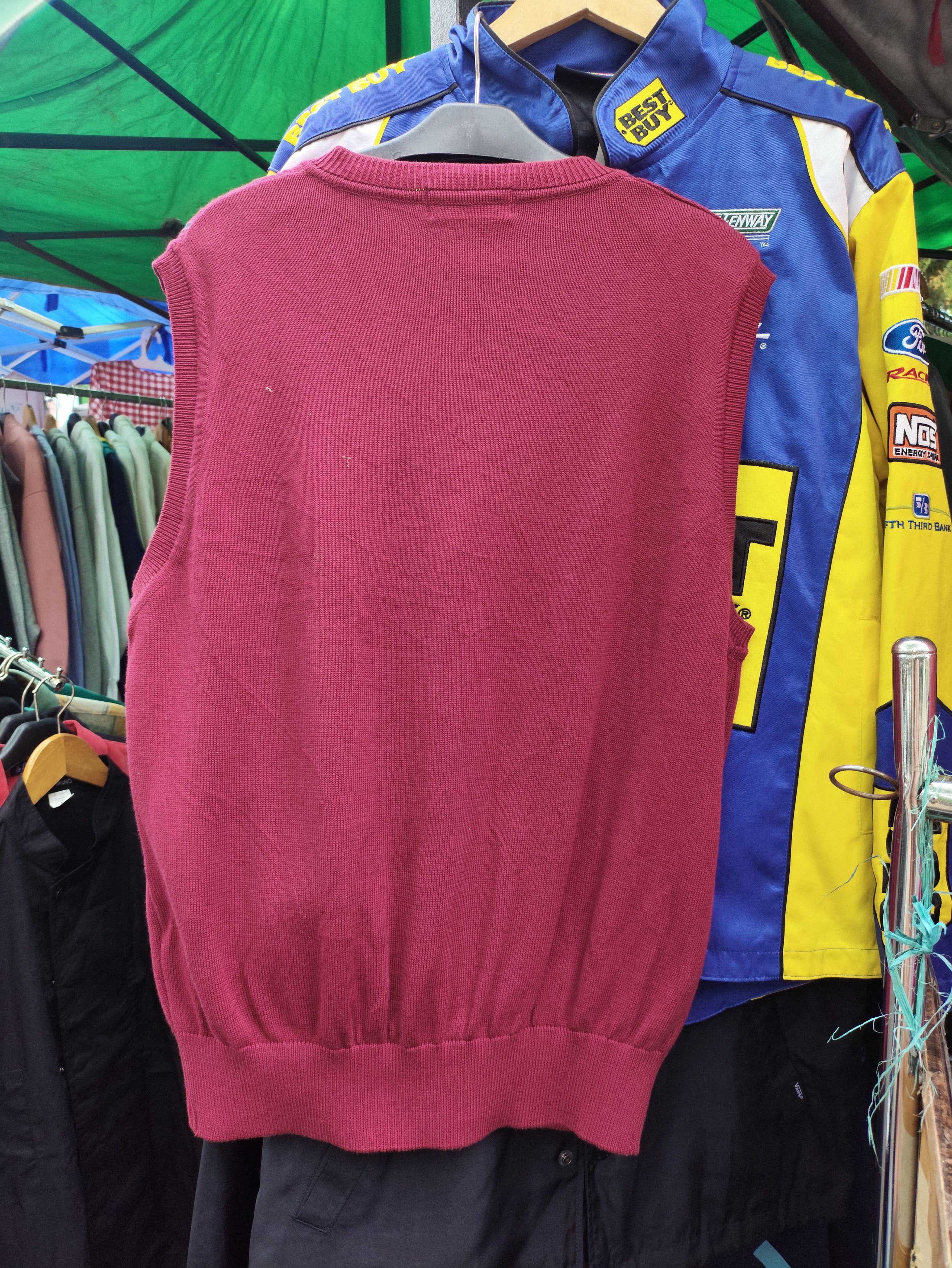 Yves Saint Laurent Vintage YSL Vest Knit Japan Size US L / EU 52-54 / 3 - 6 Thumbnail
