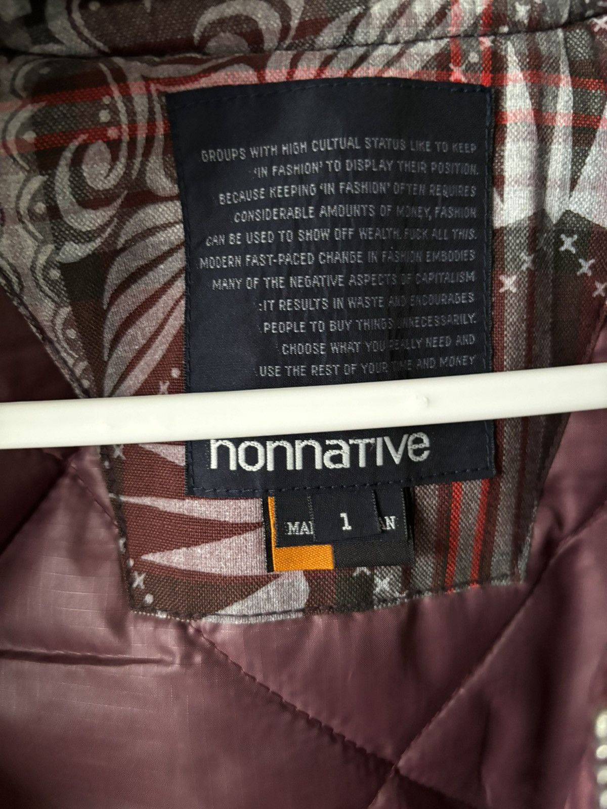 Nonnative Nonnative Burgundy Bubble Vest Size US S / EU 44-46 / 1 - 5 Thumbnail