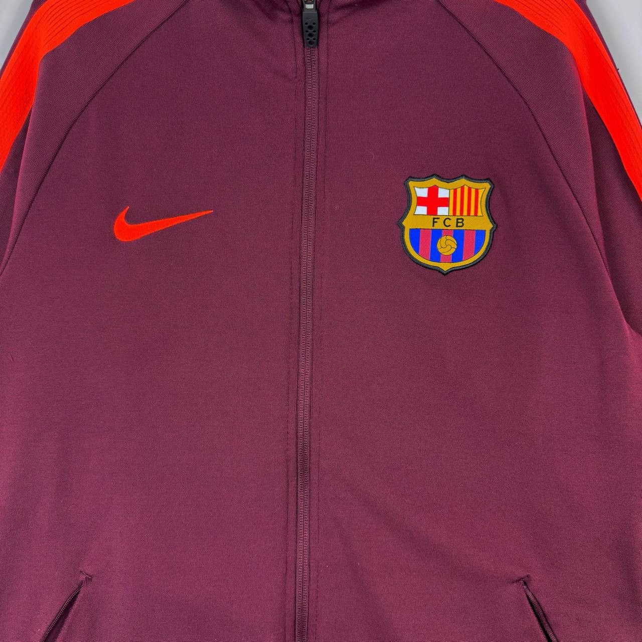 Nike Nike FC Barcelona Track Jacket Purple Dri Fit Zip Training M Size US M / EU 48-50 / 2 - 2 Thumbnail