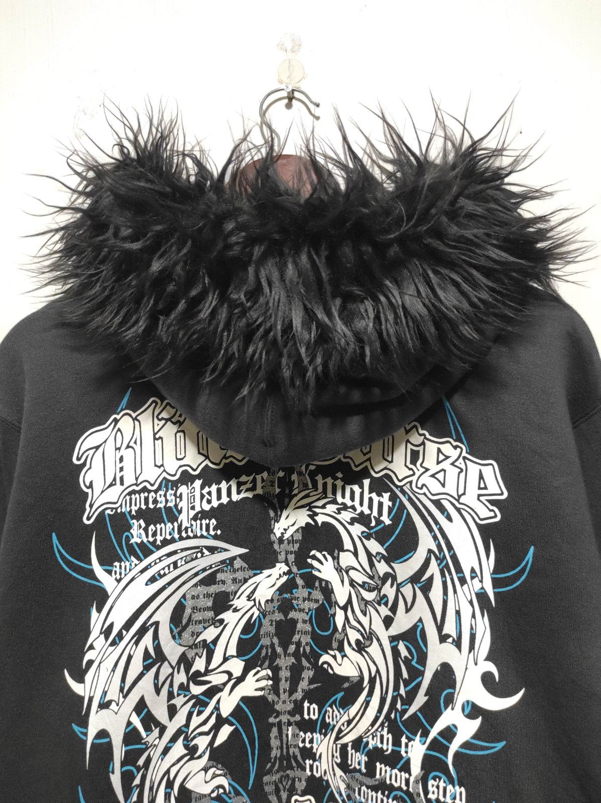 Affliction Beaumere Cross poem zip fur hoodie ifsix LGB style Size US L / EU 52-54 / 3 - 15 Thumbnail
