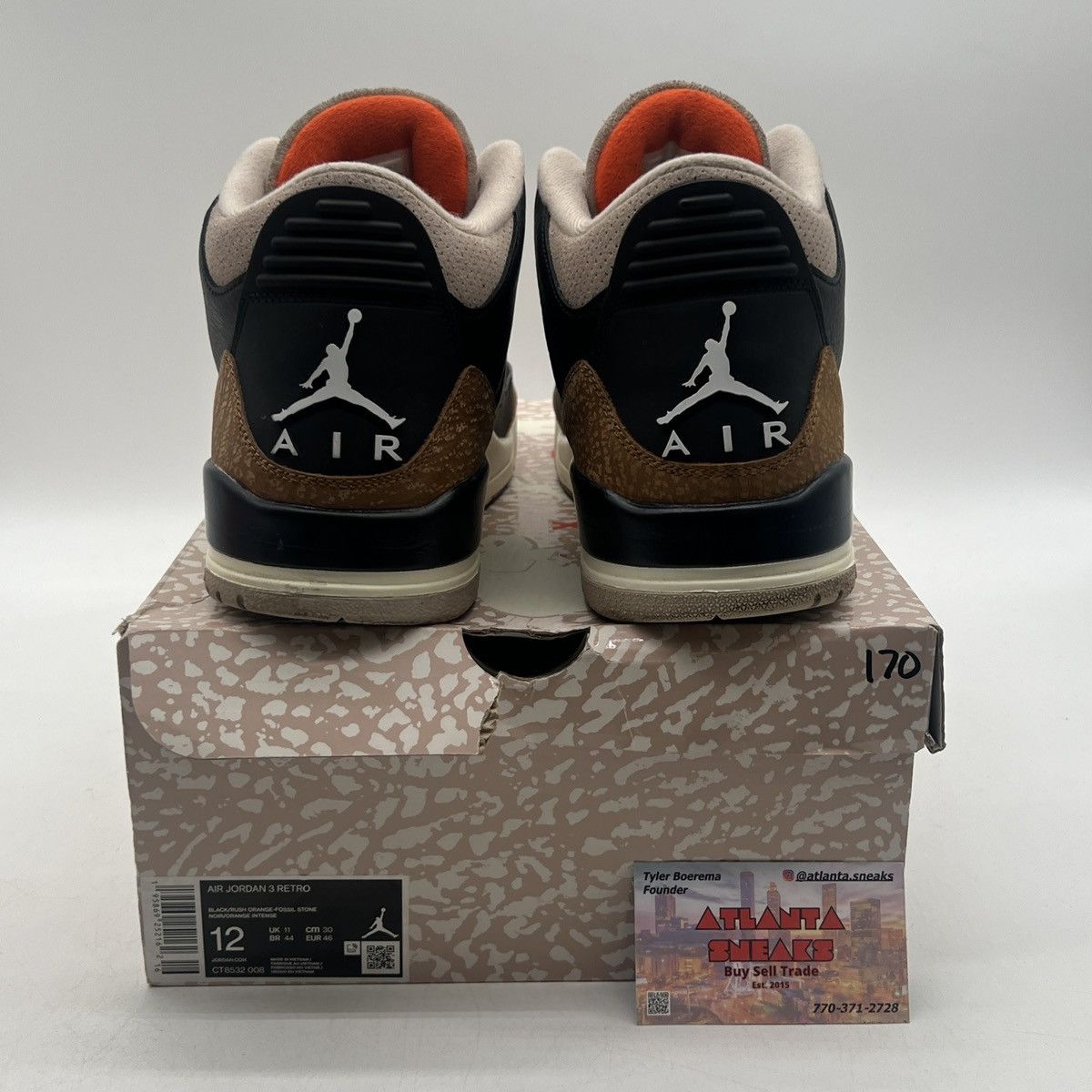 Jordan Brand Air Jordan 3 desert elephant Size US 12 / EU 45 - 3 Thumbnail