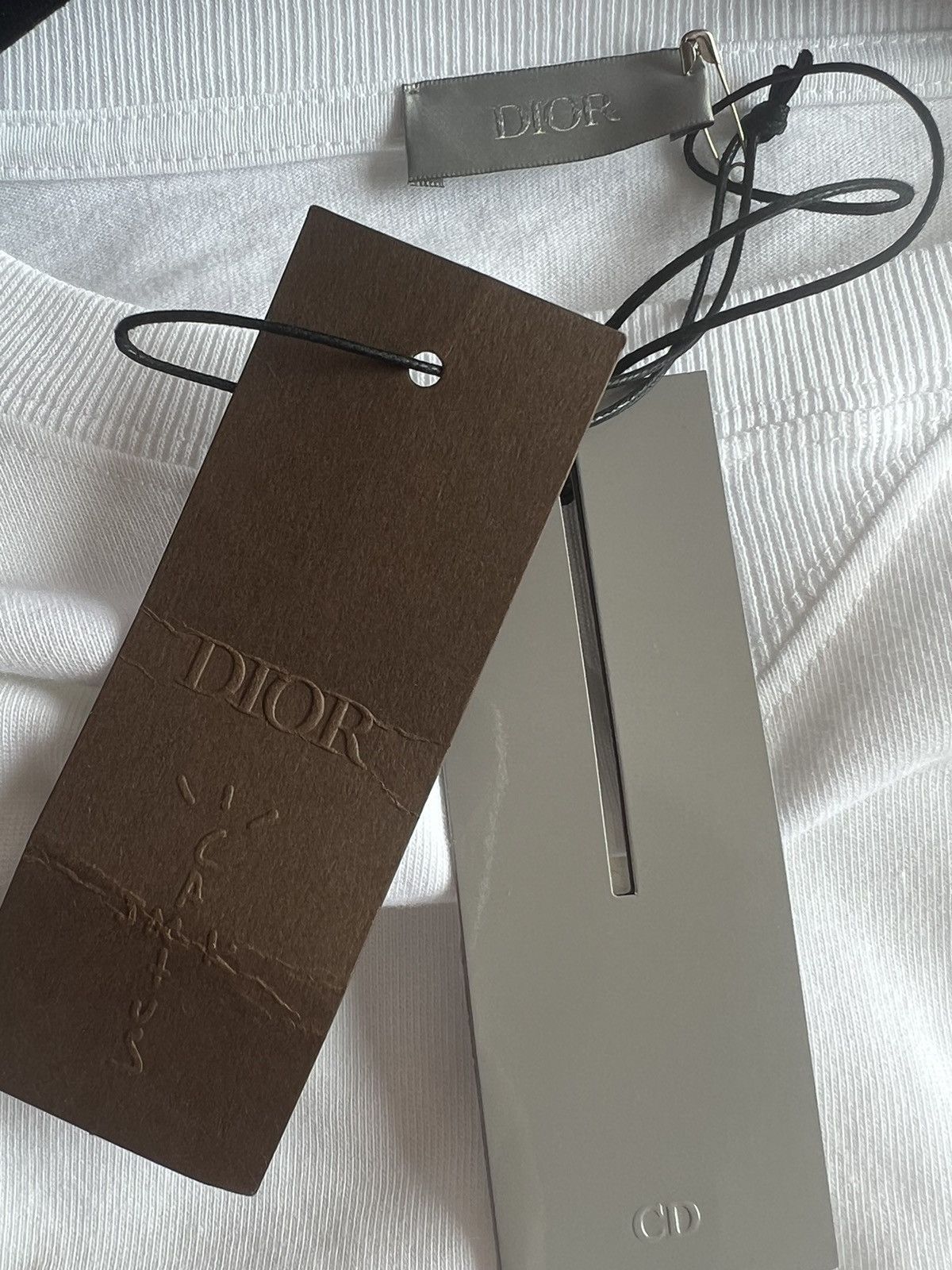 Dior × Kim Jones × Travis Scott 🔥 Dior collab Travis Scott Cactus Jack embroidery Tee Size US XL / EU 56 / 4 - 4 Thumbnail