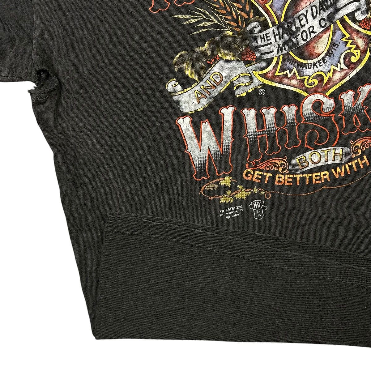 Harley Davidson Vintage Harley Davidson “Harley’s & Whiskey” 3D Emblem Tee Size US L / EU 52-54 / 3 - 4 Thumbnail