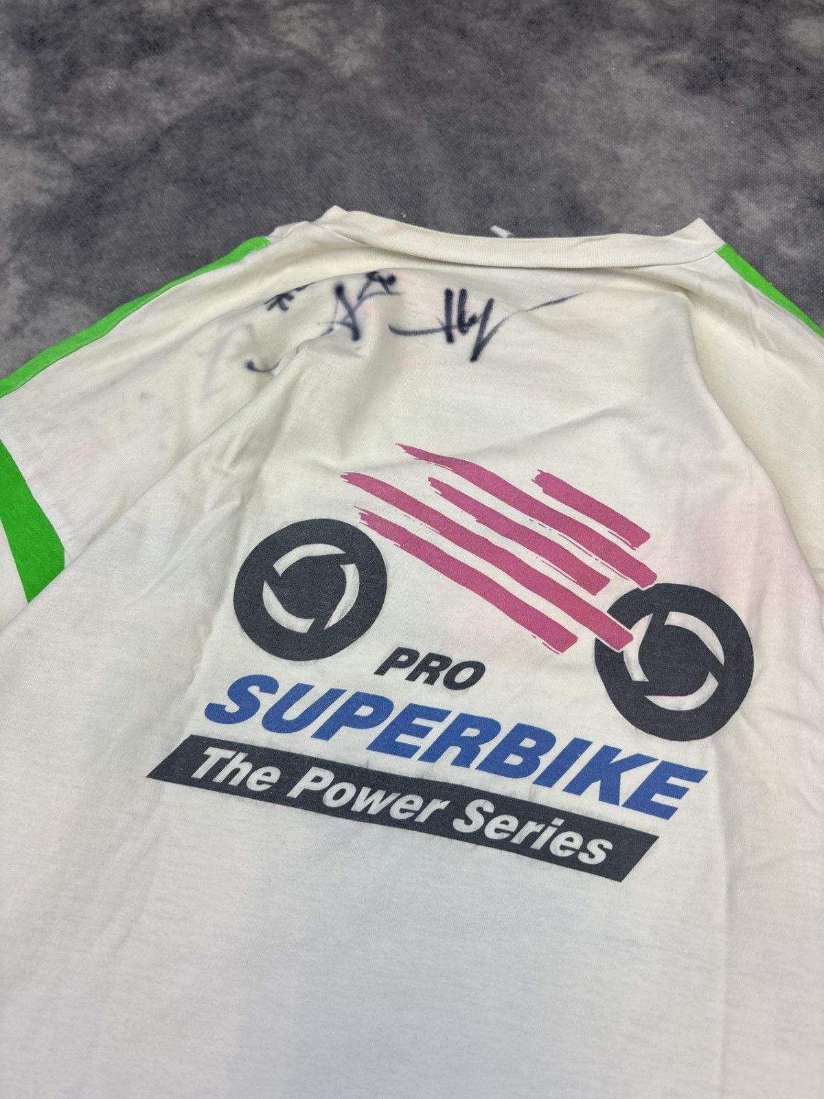 NASCAR × Vintage Vintage Kawasaki all over print speed nascar moto tshirt 90s Size US L / EU 52-54 / 3 - 6 Thumbnail