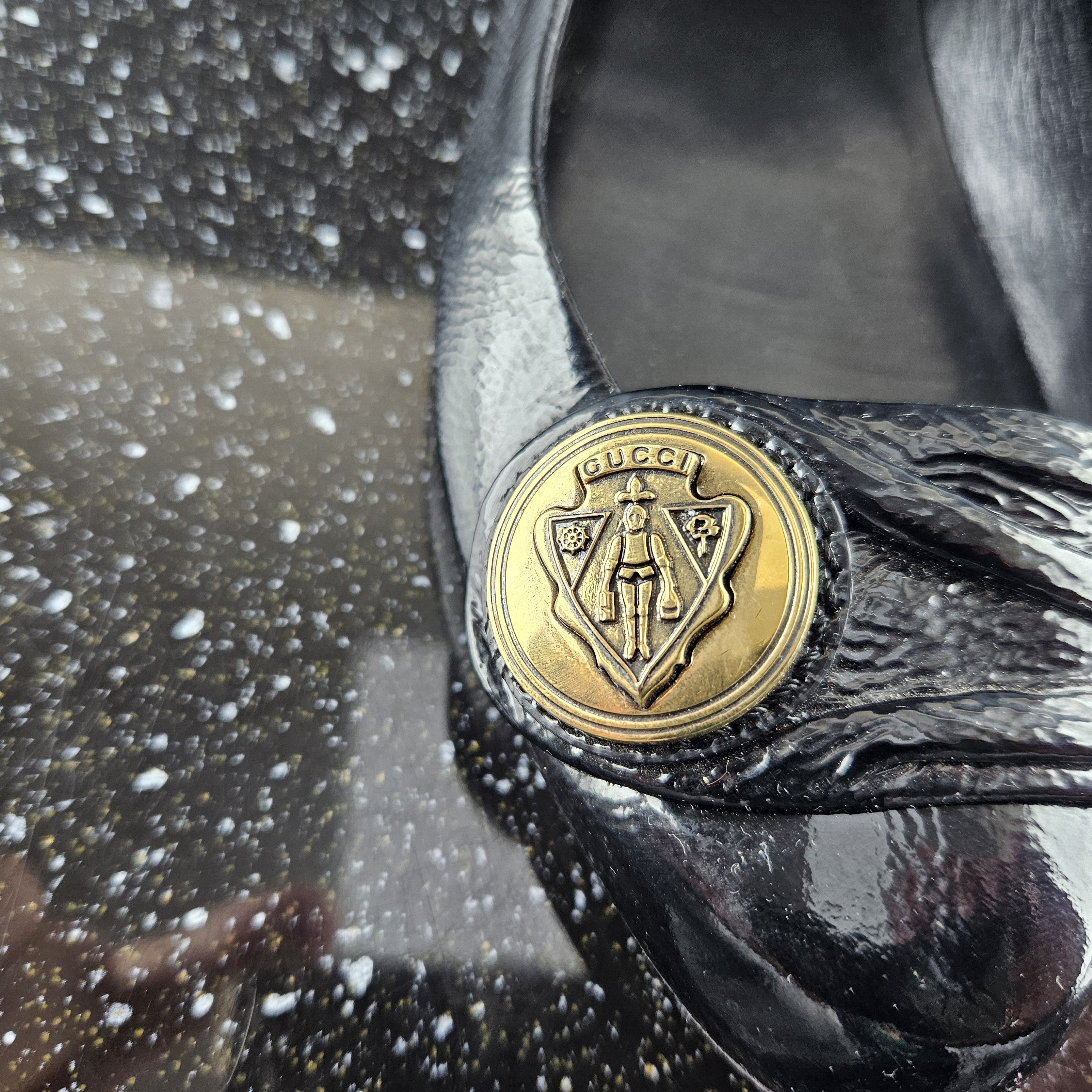 Gucci Gucci black patent leather ballets flats Sz 37 Size US 7 / IT 37 - 9 Thumbnail
