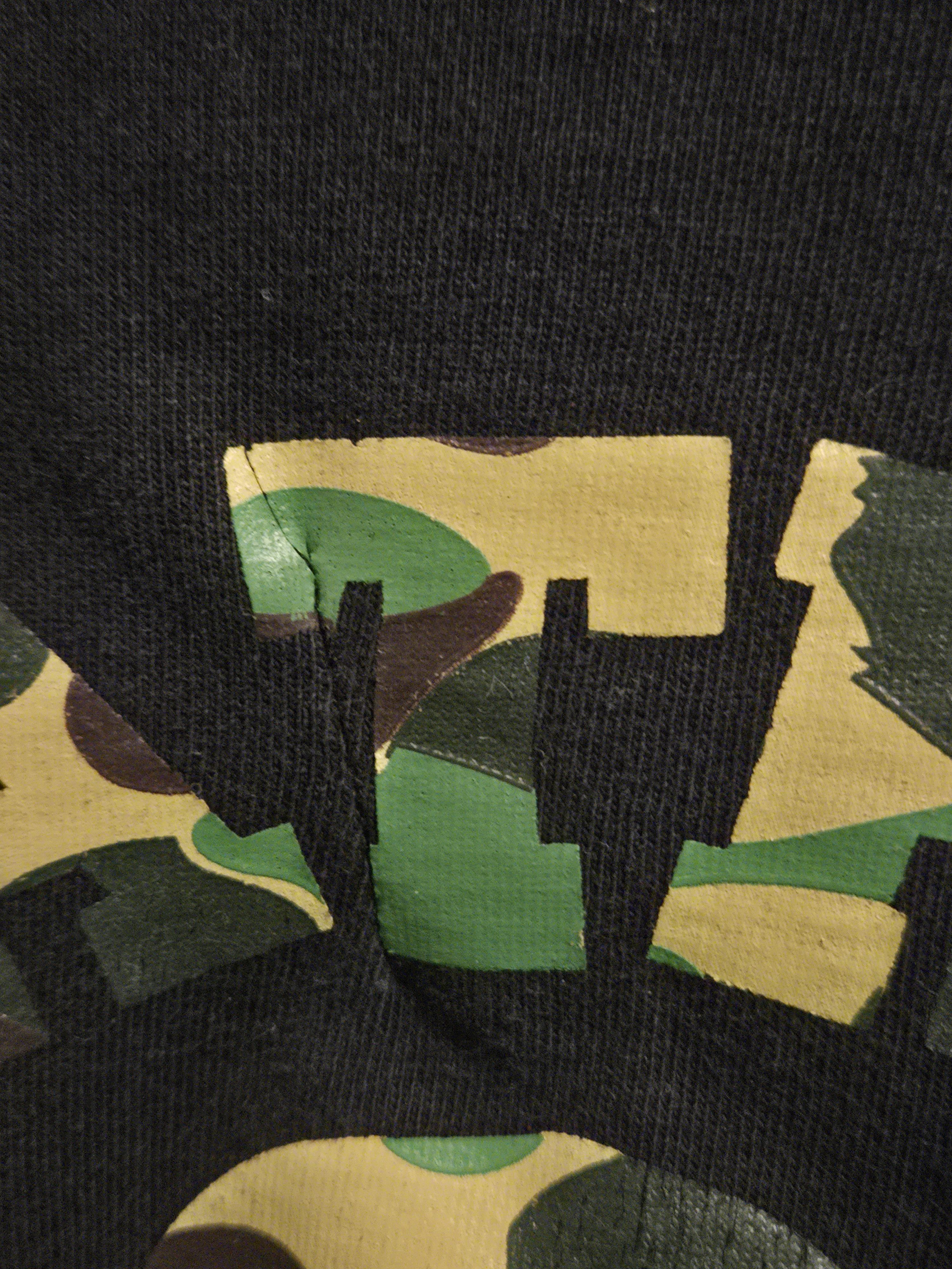 Bape BAPE Camo College Tee Black/Green SS21 Size Large Size US L / EU 52-54 / 3 - 5 Thumbnail