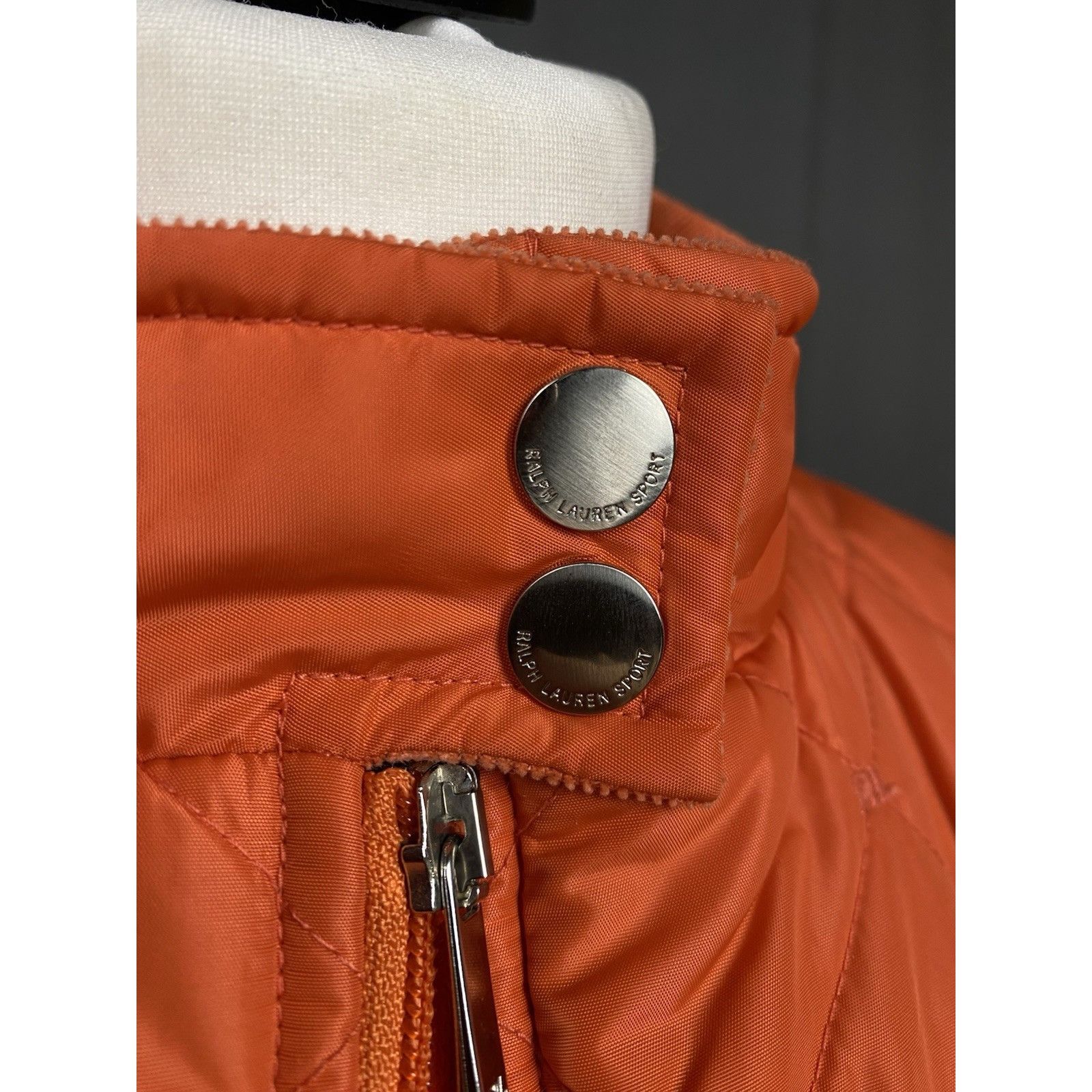 Ralph Lauren Sport Ralph Lauren Sport Women's Orange Quilted Vest Size L Size L / US 10 / IT 46 - 12 Thumbnail