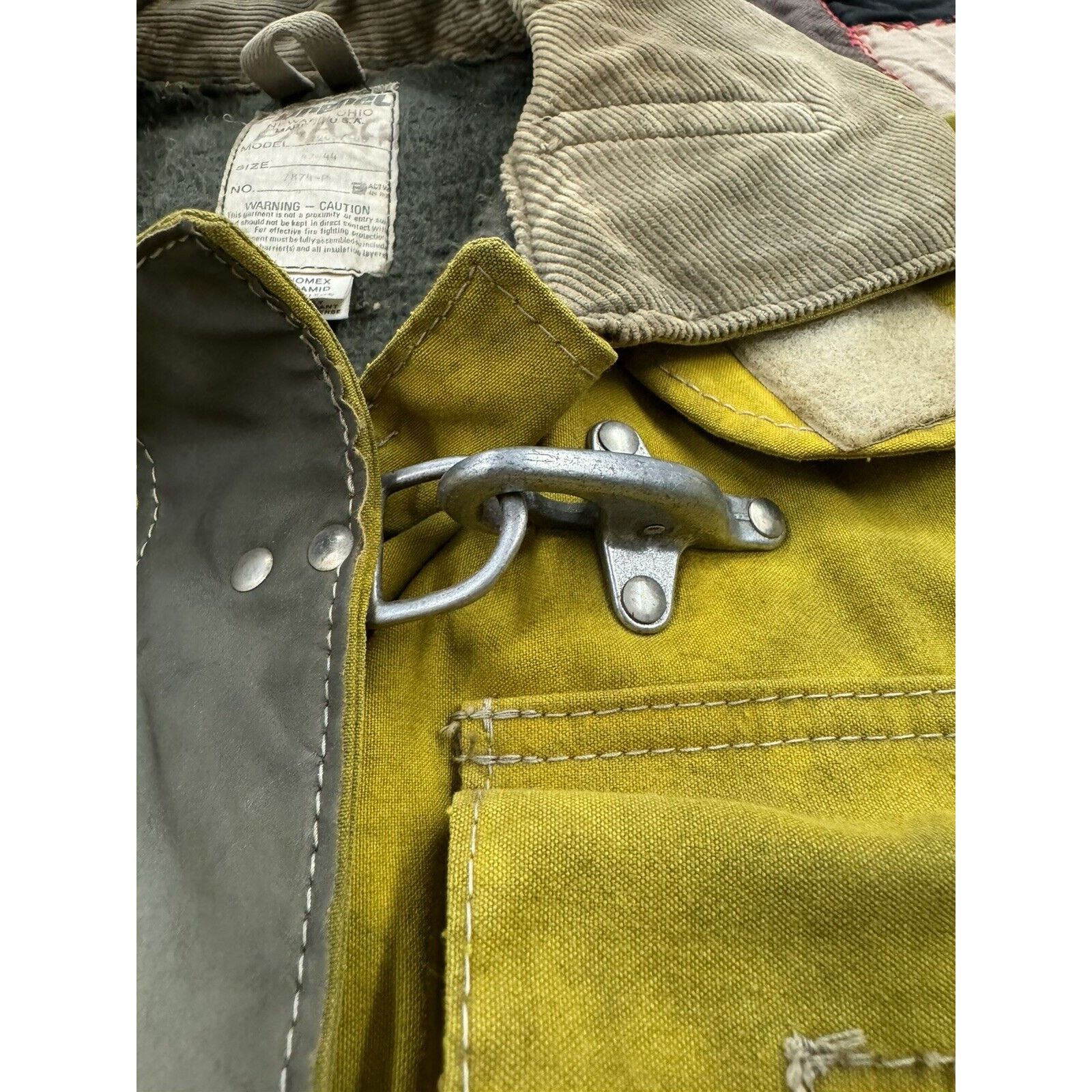 Other Vintage 1960s Faded Captain Fire Fighter Buckle back Mens L Size US L / EU 52-54 / 3 - 8 Thumbnail