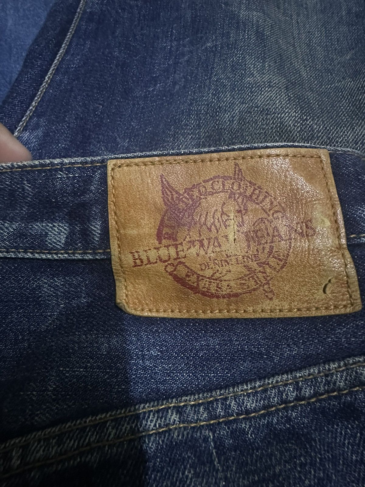 Japanese Brand Vintage Blue Way Jeans Size US 32 / EU 48 - 12 Thumbnail