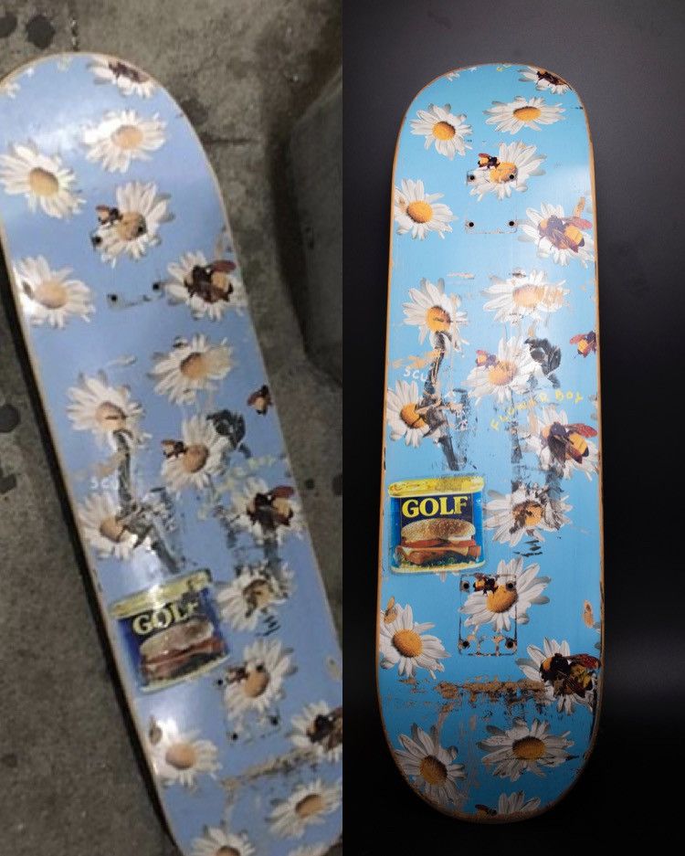 Golf Wang Tyler The Creator's personally used Skateboard deck Size ONE SIZE - 3 Thumbnail