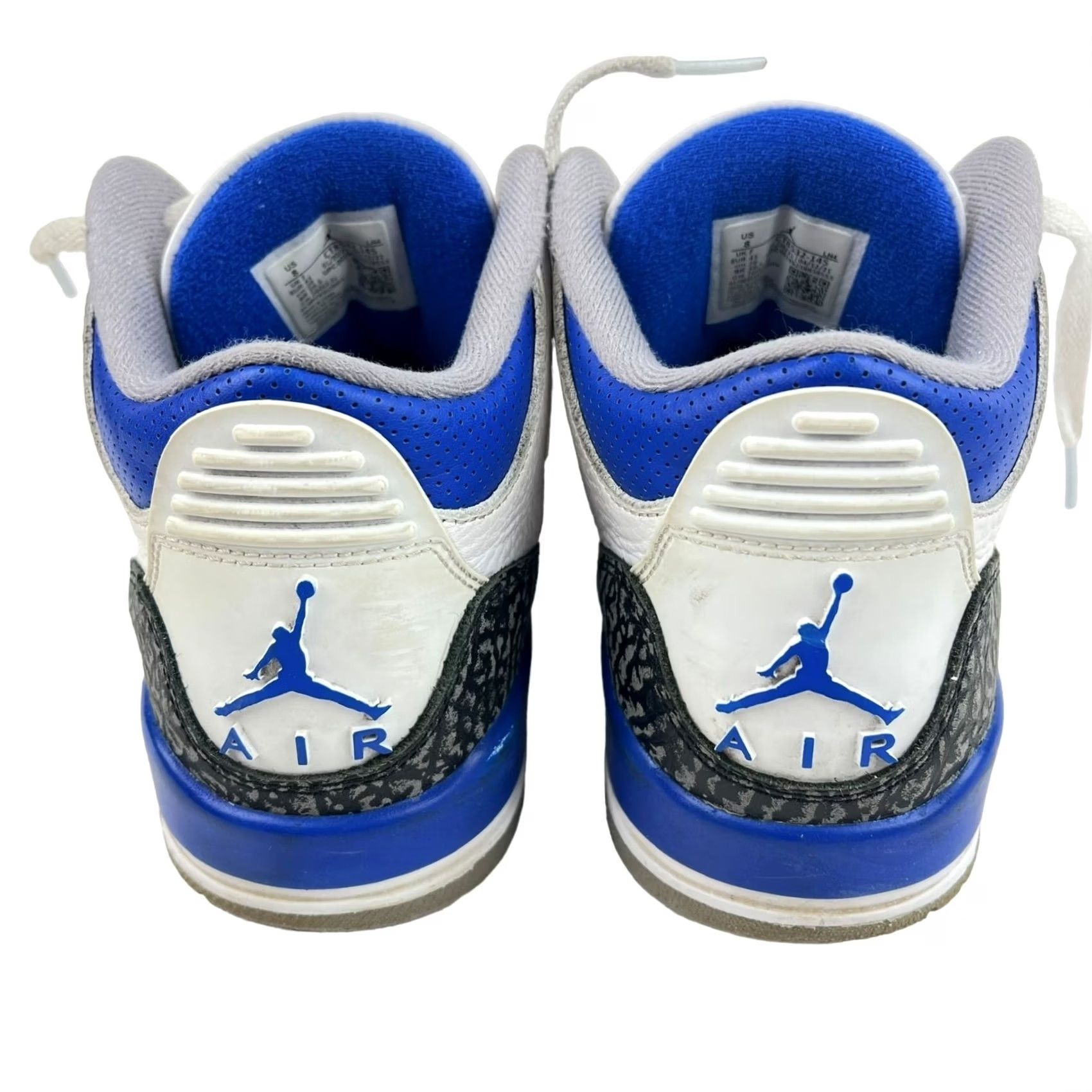 Jordan Brand Nike Air Jordan 3 Retro Mid Racer Blue/Elephant Skin CT8532-145 Mens US Size 8 Size US 8 / EU 41 - 7 Thumbnail