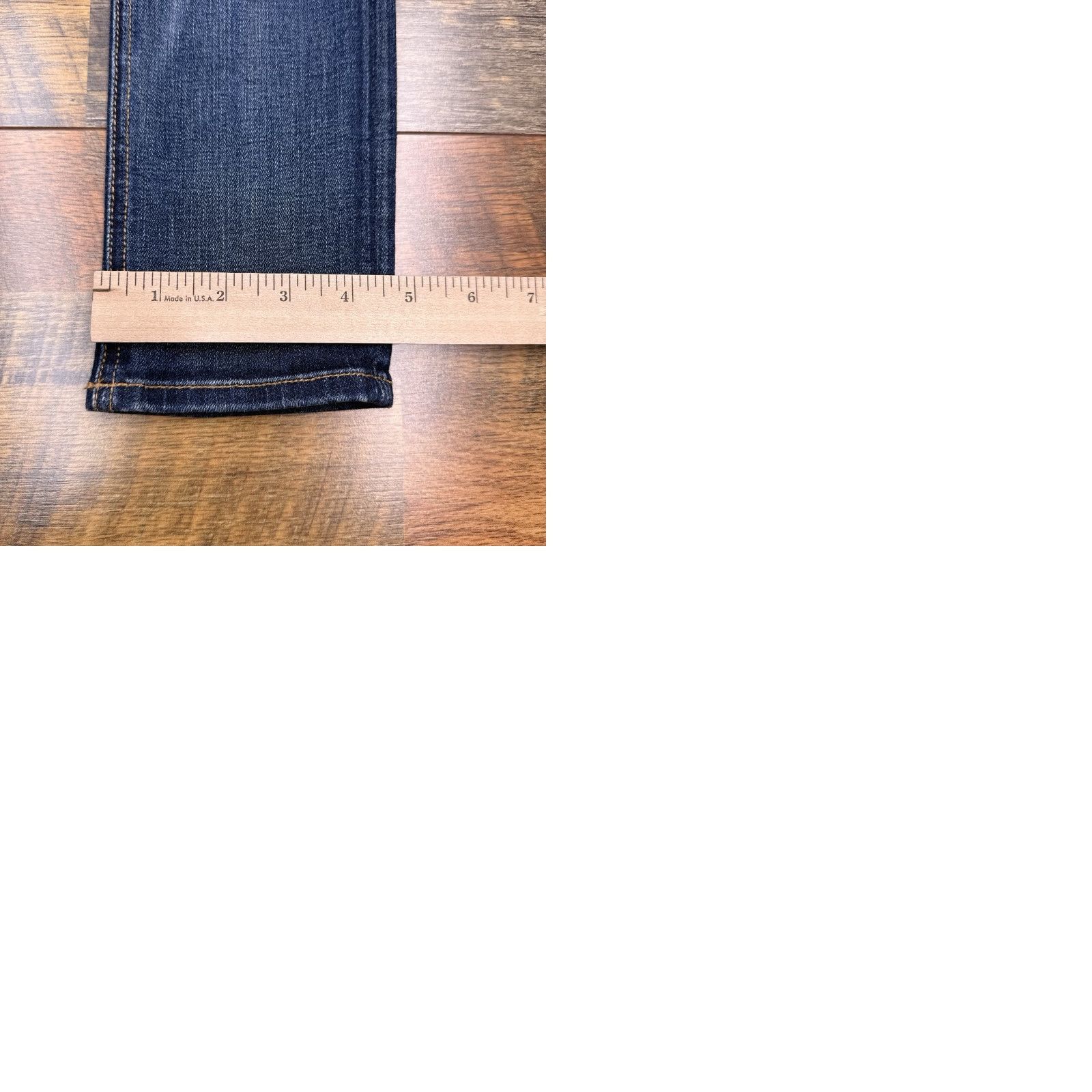 Rag & Bone Rag & Bone Capri Jeans Womens 25 Distressed Stretch Slim Blue Denim 5-Pocket City USA 26.5in Inseam Vintage No Size 42" / US 20 - 9 Thumbnail