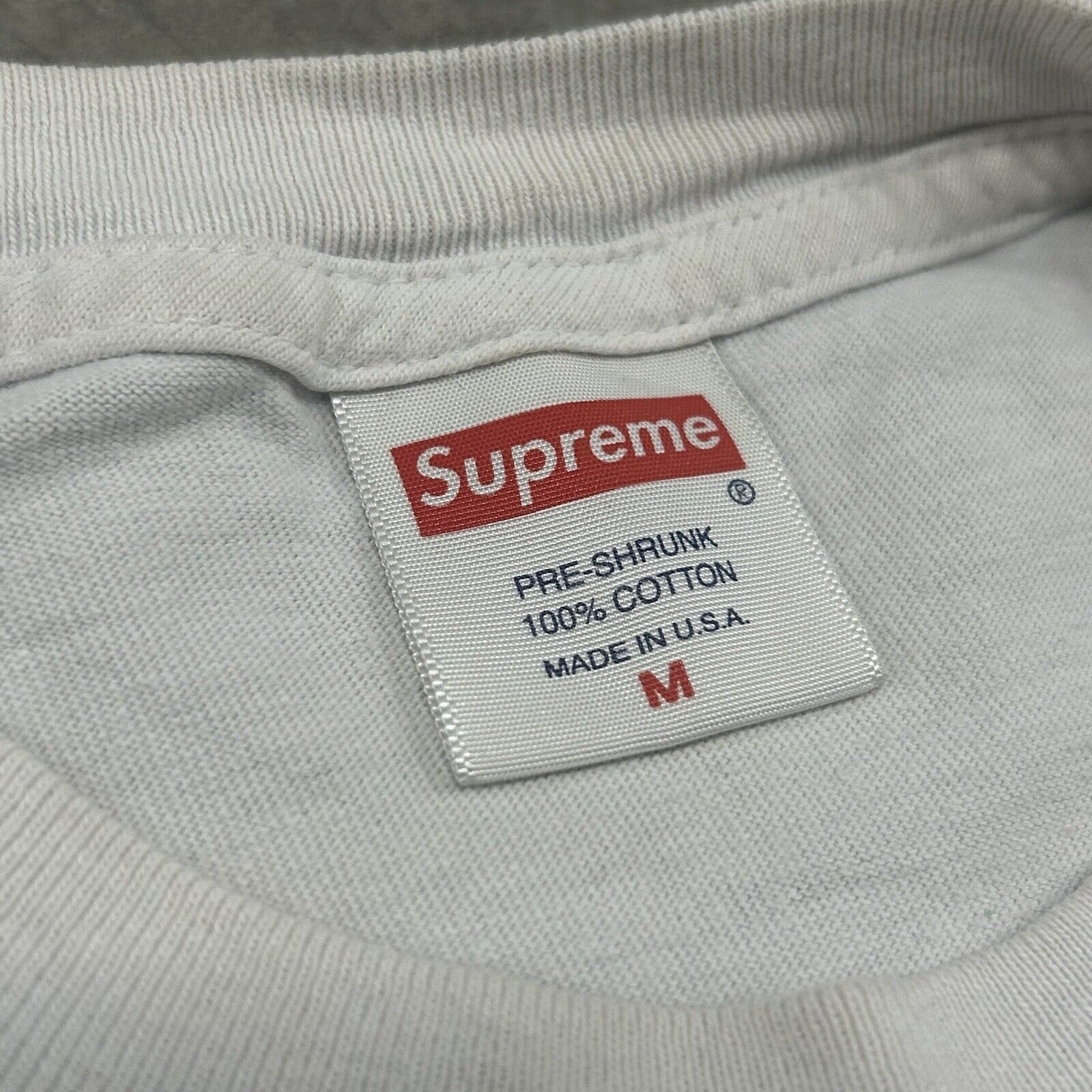 Supreme SUPREME F YOU New York Designer Streetwear White T Shirt Size US M / EU 48-50 / 2 - 4 Thumbnail