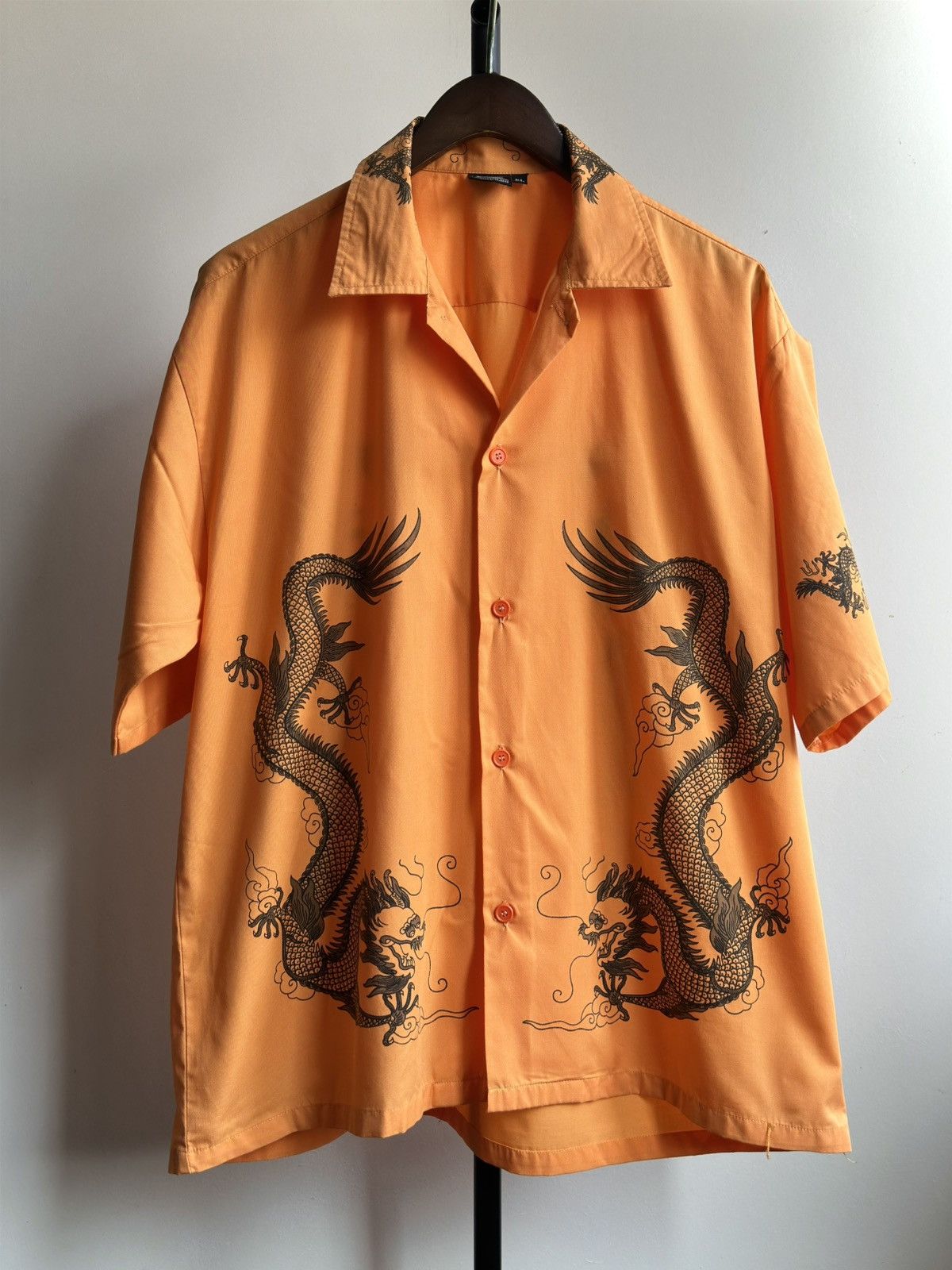 Japanese Brand Vintage Dragon Japanese Crazy Hawaiian Shirt All Over Print Size US XL / EU 56 / 4 - 1 Thumbnail