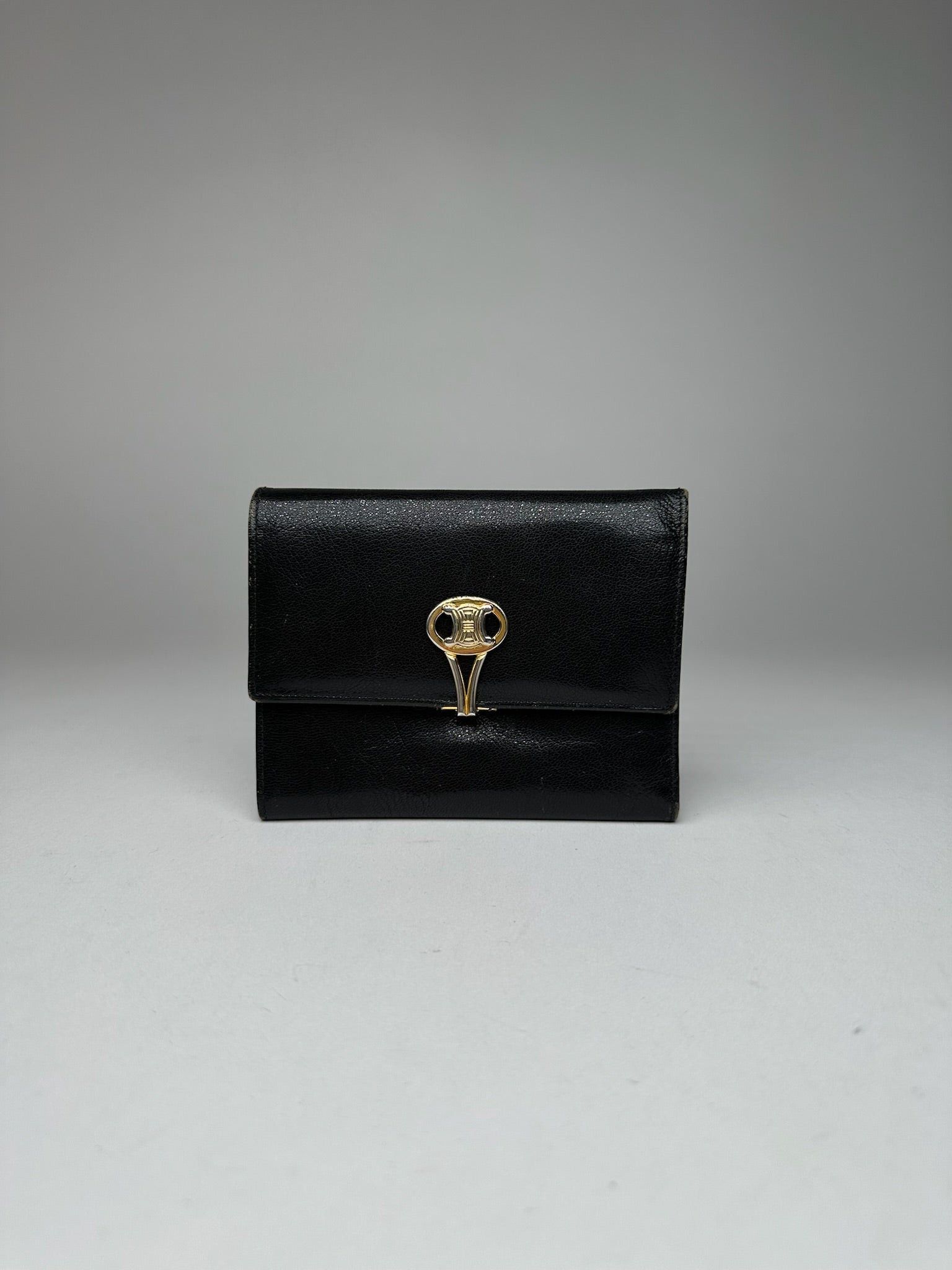 Vintage Paris Leather Wallet black