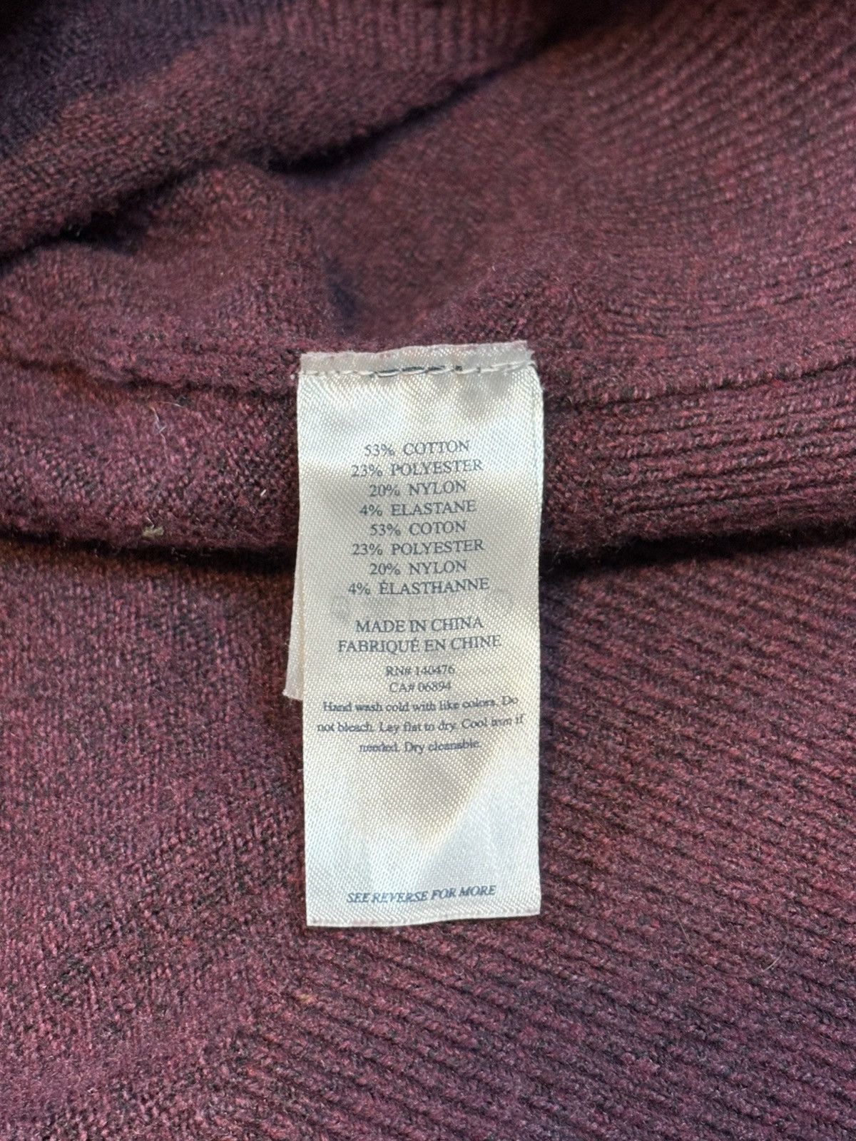 Faherty Faherty Jackson 1/4 Zip Pullover Sweater Mens XL Red Heather Size US XL / EU 56 / 4 - 11 Thumbnail