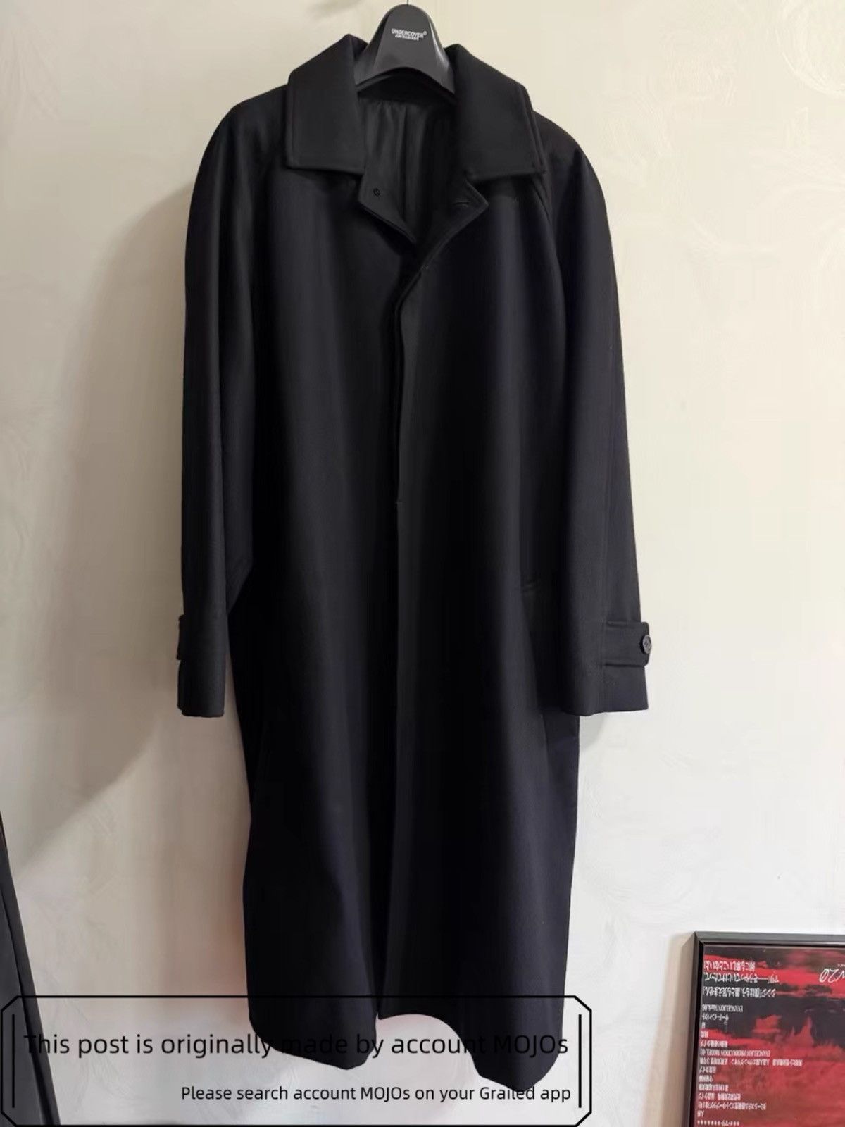 Christopher Nemeth Sz S Nemeth Classic Wool Black Coat mojos2230 Size US S / EU 44-46 / 1 - 1 Thumbnail