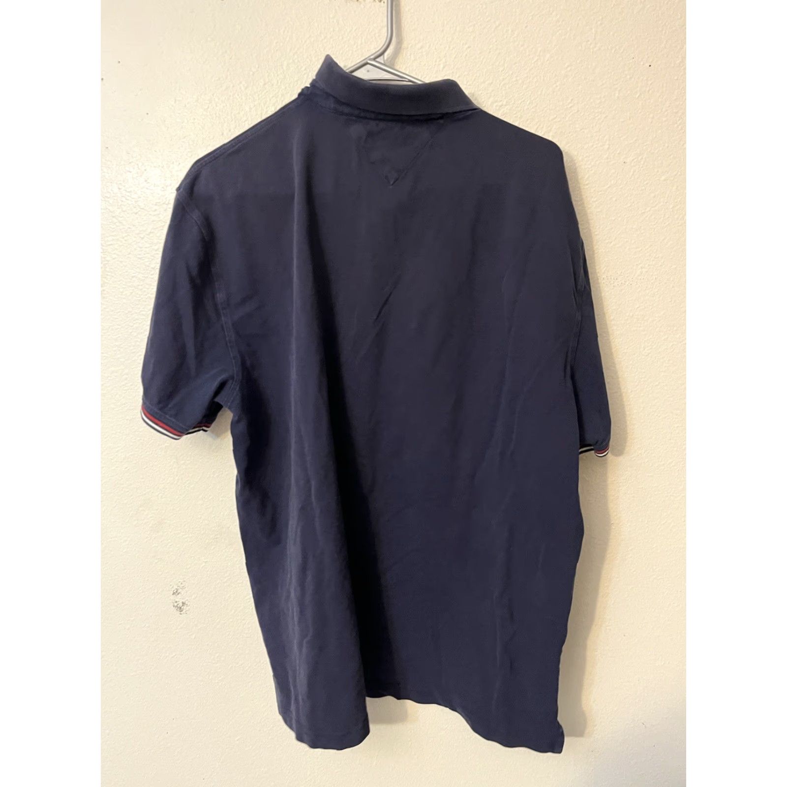 Tommy Hilfiger Tommy Hilfiger Men's Short Sleeve Polo Shirt XL Navy Blue Polo Size US XL / EU 56 / 4 - 3 Thumbnail