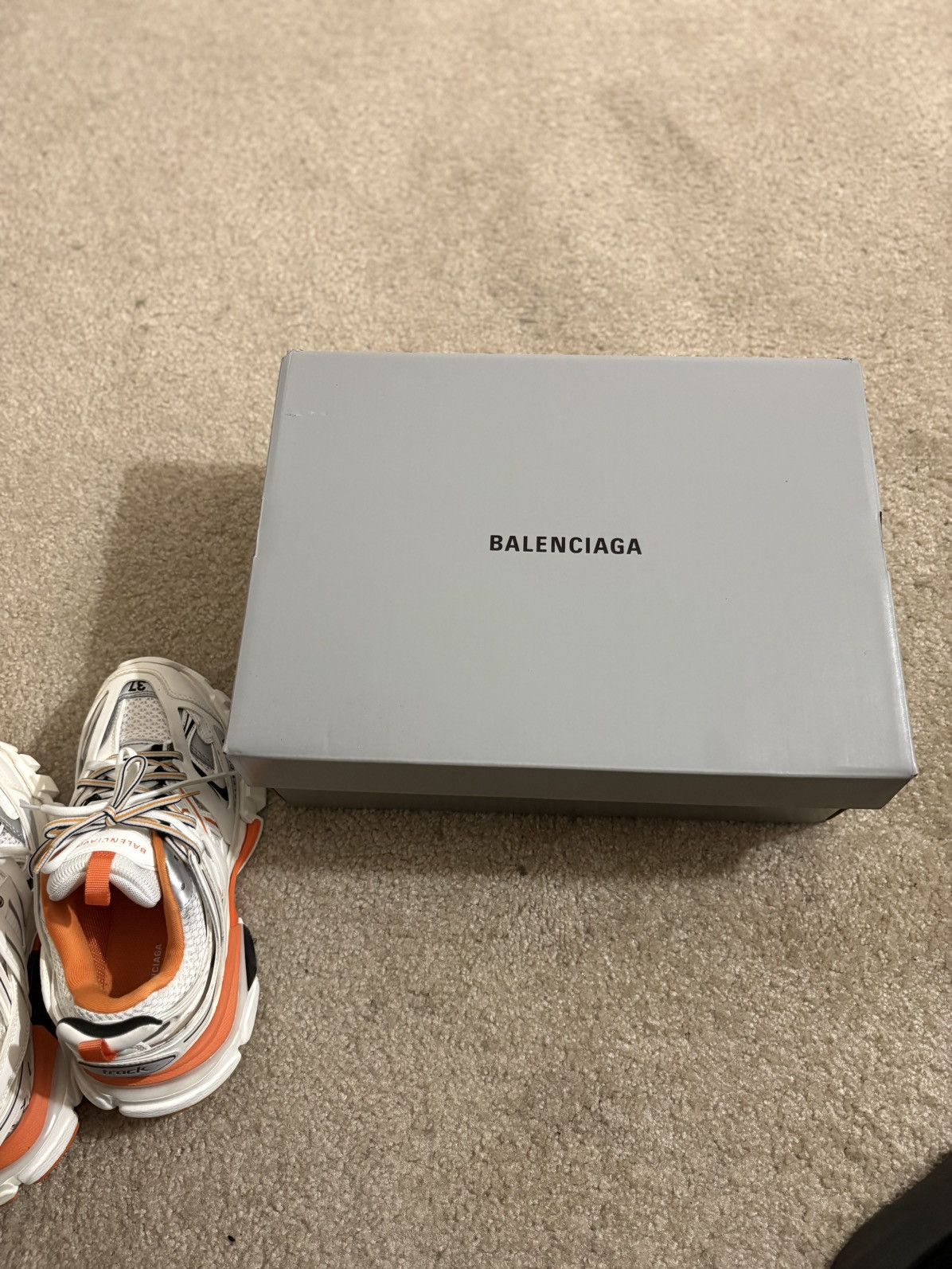Balenciaga Balenciaga Track Sneakers white & orange Size US 7 / IT 37 - 5 Thumbnail