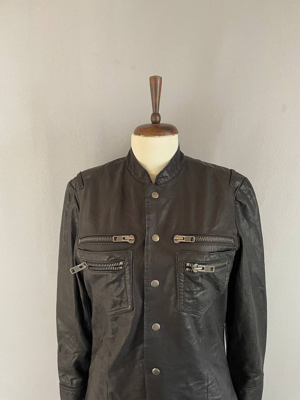 Allsaints Allsaints Leather Moto Jacket Black Size US S / EU 44-46 / 1 - 2 Thumbnail