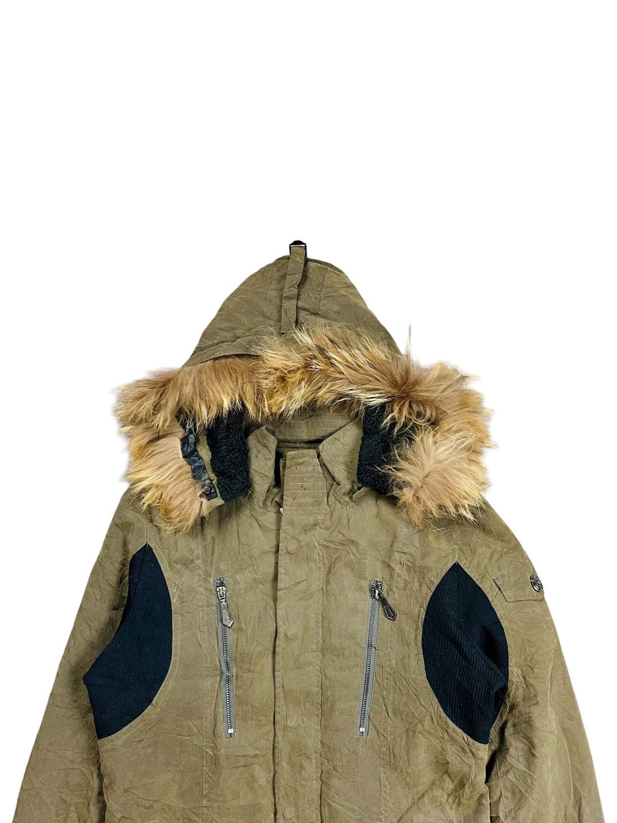 BUFFALO BOBS 2000s Berning-Sho- Apocalypse Style Fur Hoodie Parka Size US M / EU 48-50 / 2 - 5 Thumbnail