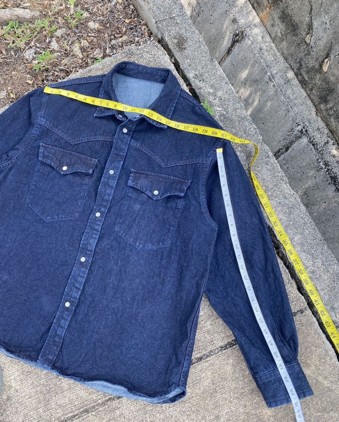 GU GU Blue Denim Jacket Big Size Size US XL / EU 56 / 4 - 9 Thumbnail