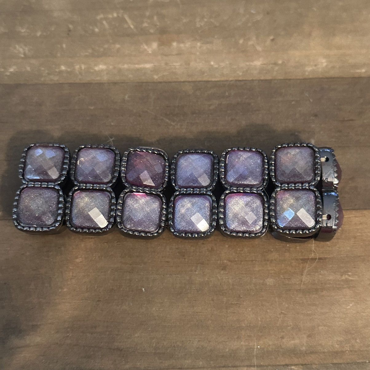 Other Shimmery purple stone stretch bracelet Size ONE SIZE - 4 Thumbnail