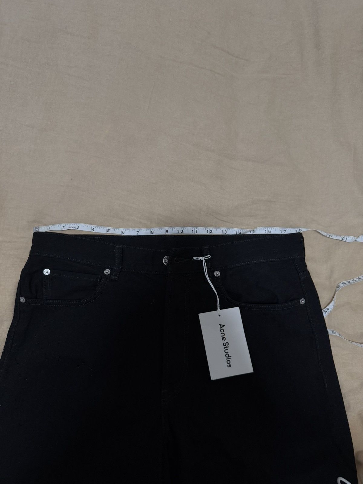 Acne Studios Acne Studios 1981 U Black/Black Denim Size US 34 / EU 50 - 15 Thumbnail