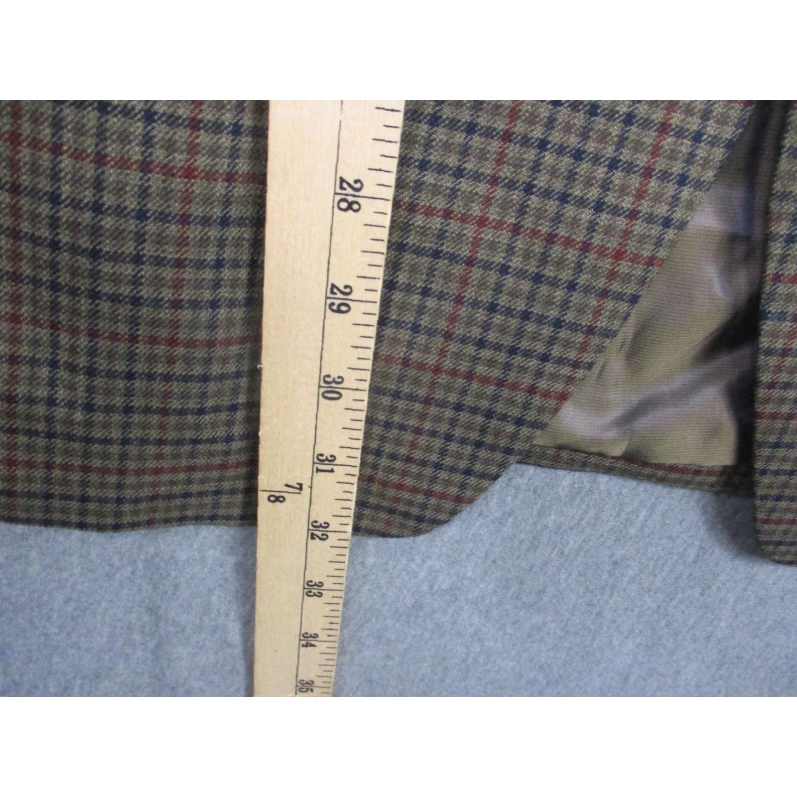 Ralph Lauren Lauren Ralph Lauren Blazer Mens 42L Plaid Wool Sport Coat Jacket Classic Size 42R - 3 Thumbnail