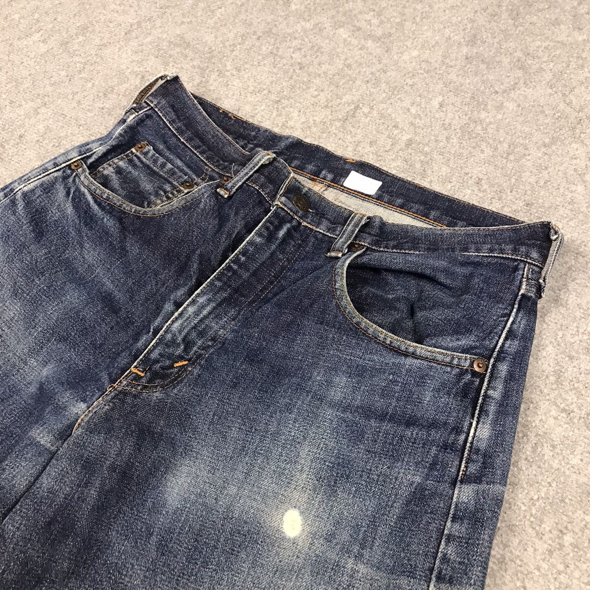 Japanese Brand × Levi's Vintage Clothing Levi’s 551Z Big E Selvadge Denim Distressed Jeans Pants Size US 30 / EU 46 - 8 Thumbnail