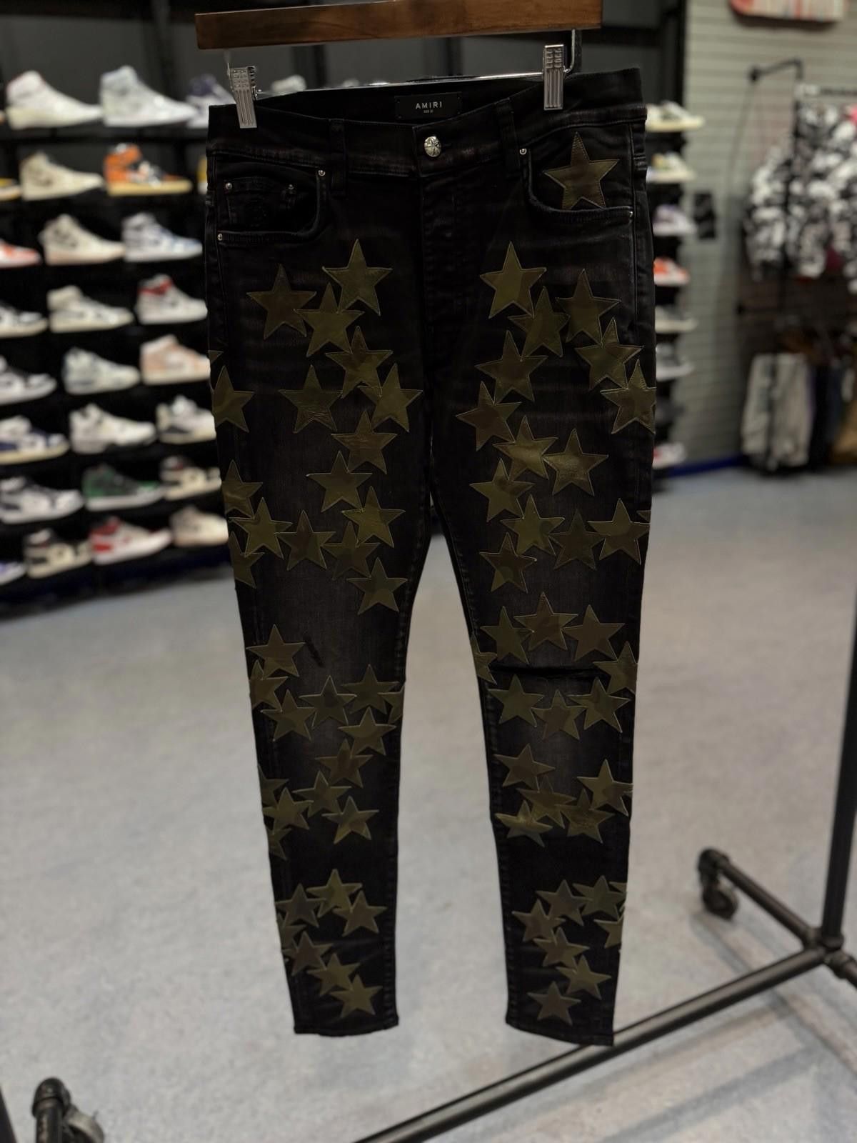 Amiri Size 31 Amiri Chemist Black Green Jeans 100% Authentic NEW Size US 31 - 2 Thumbnail