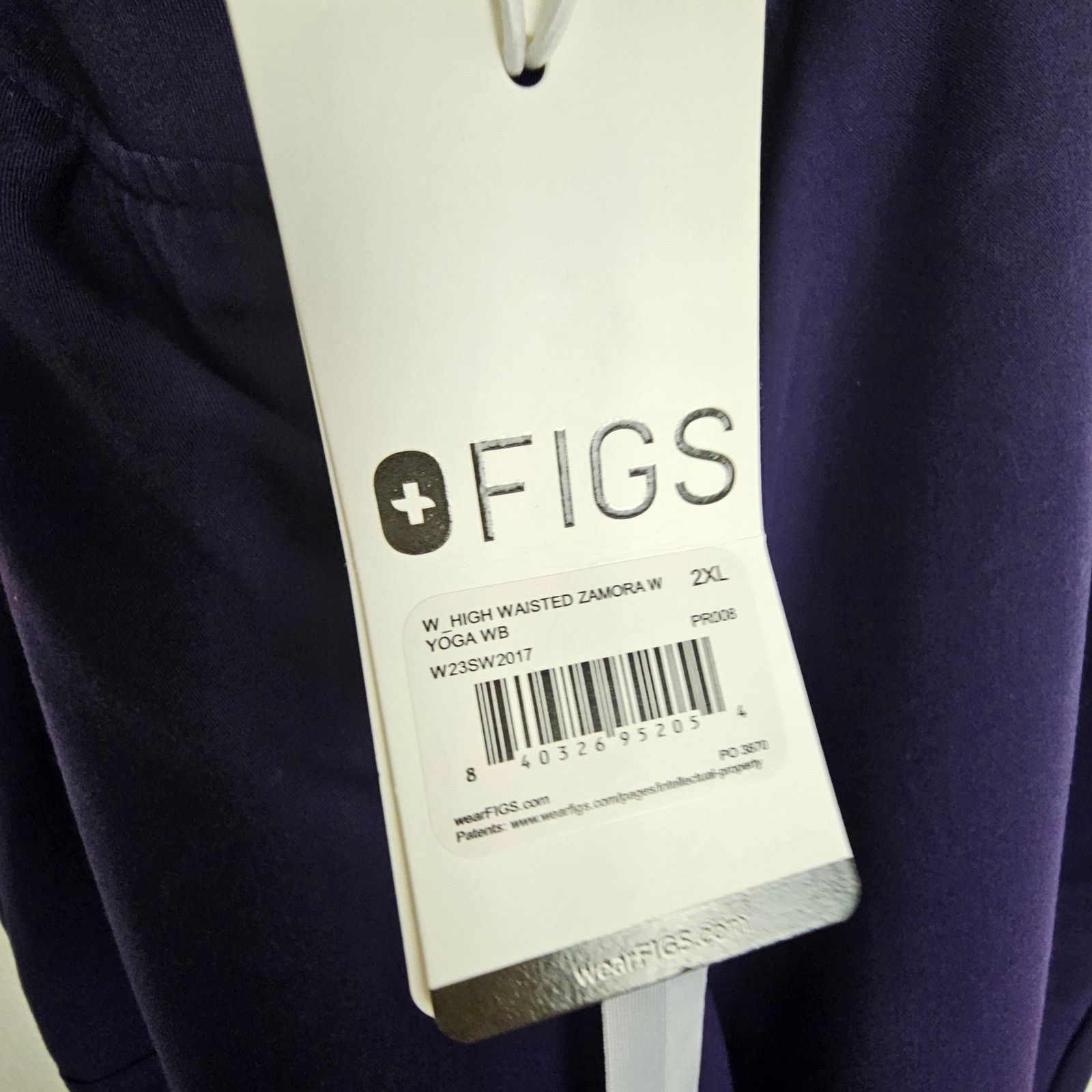 Figue Figs Womens Zamora Scrub Jogger Pants Sz XXL Nurse Doctor Size 42" / US 20 - 7 Thumbnail