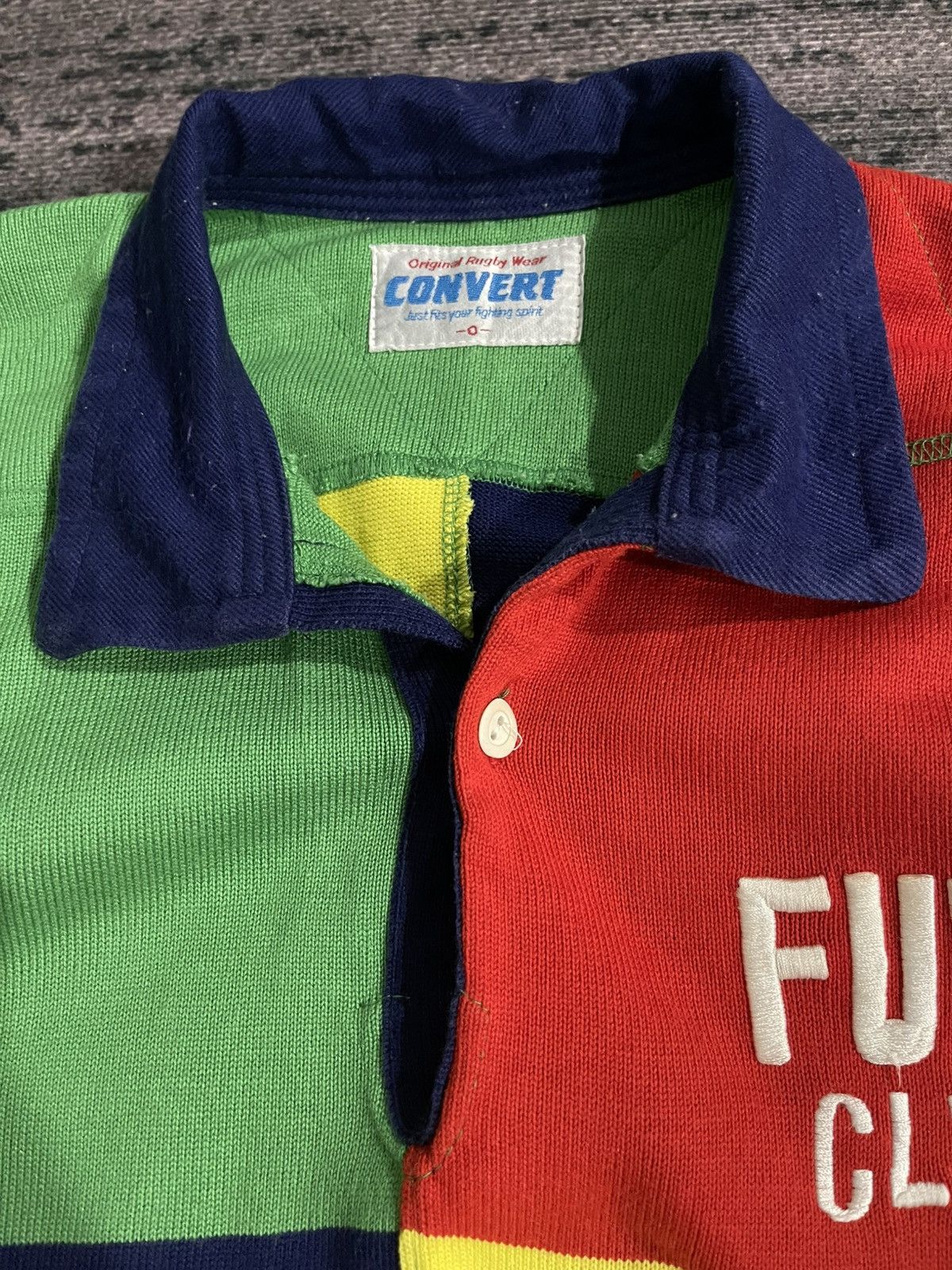 Vintage Vintage Rugby Fuwa Club Collar Longsleeve Polo shirt Size US M / EU 48-50 / 2 - 7 Thumbnail