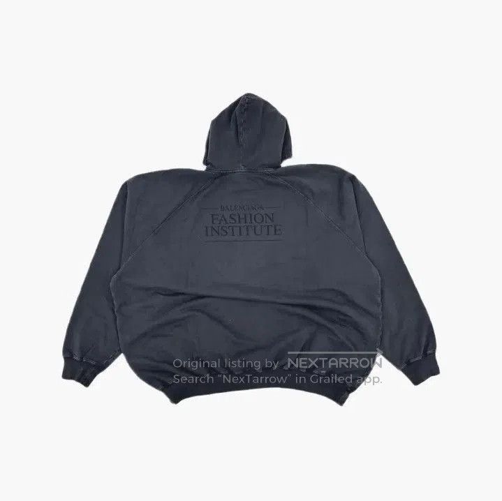 Balenciaga Balenciaga Black Logo Print Casual Hoodie. Size US L / EU 52-54 / 3 - 3 Thumbnail